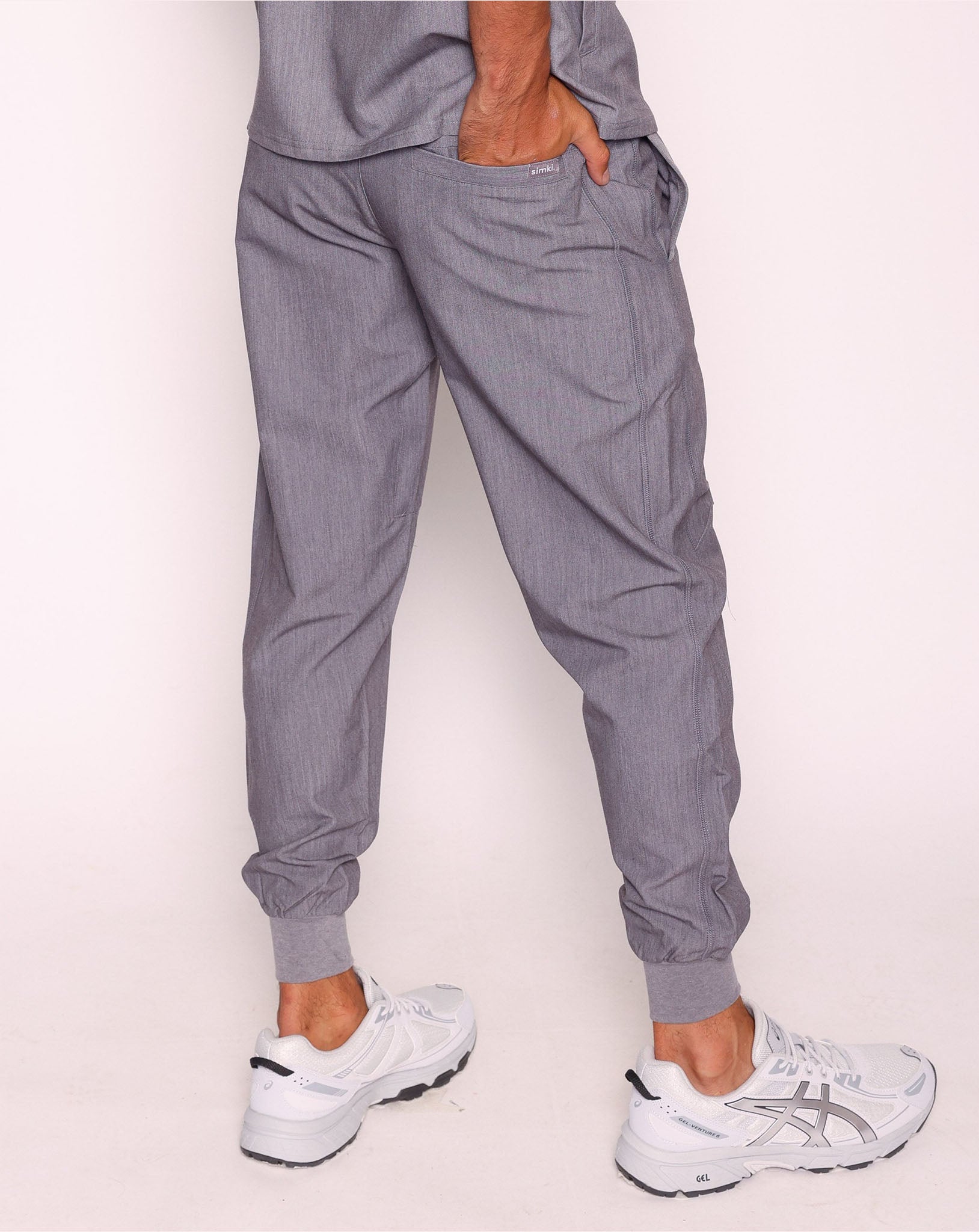 Maxwell Men's Scrub Joggers | Charcoal Grey