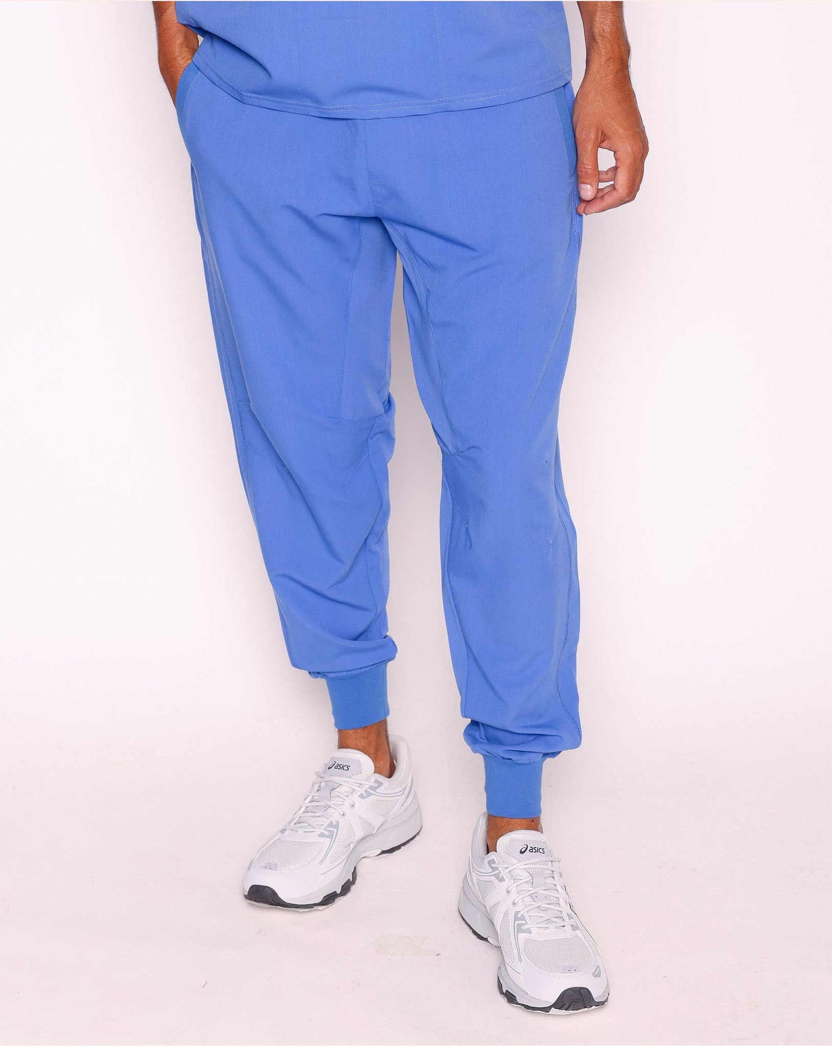 Maxwell Men's Scrub Joggers | Ciel Blue