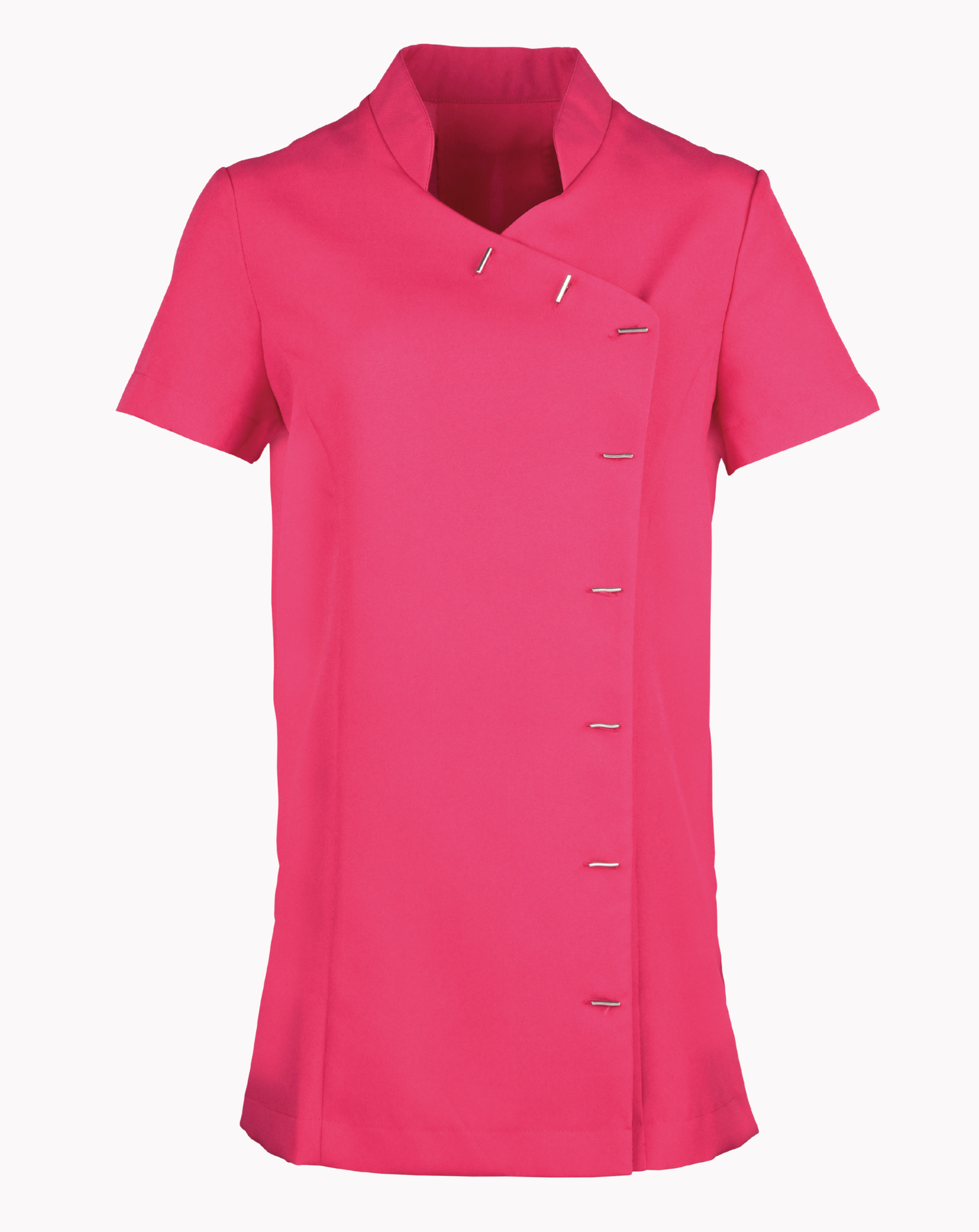 Orchid Asymmetric Button Beauty Tunic