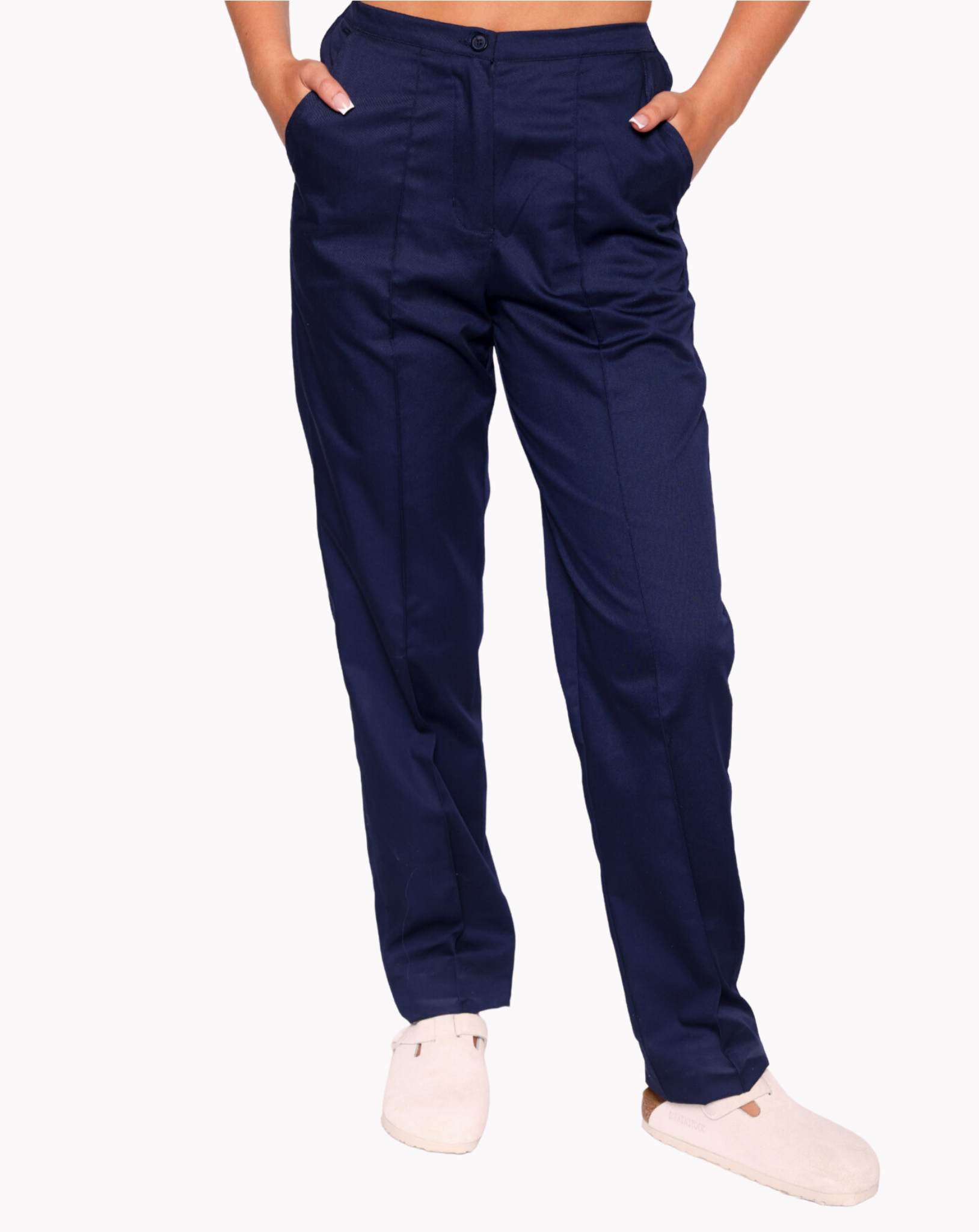 Navy trousers 2025 womens uk
