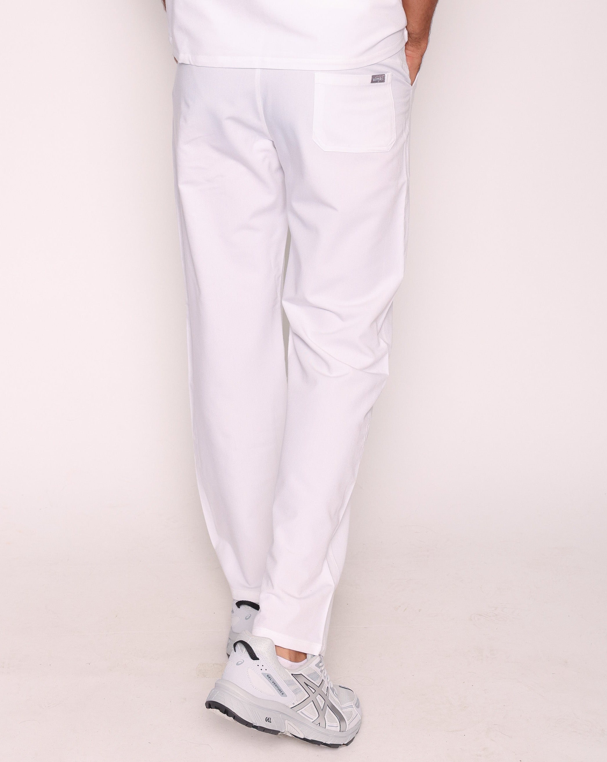 Otto Men's Scrub Trouser | White
