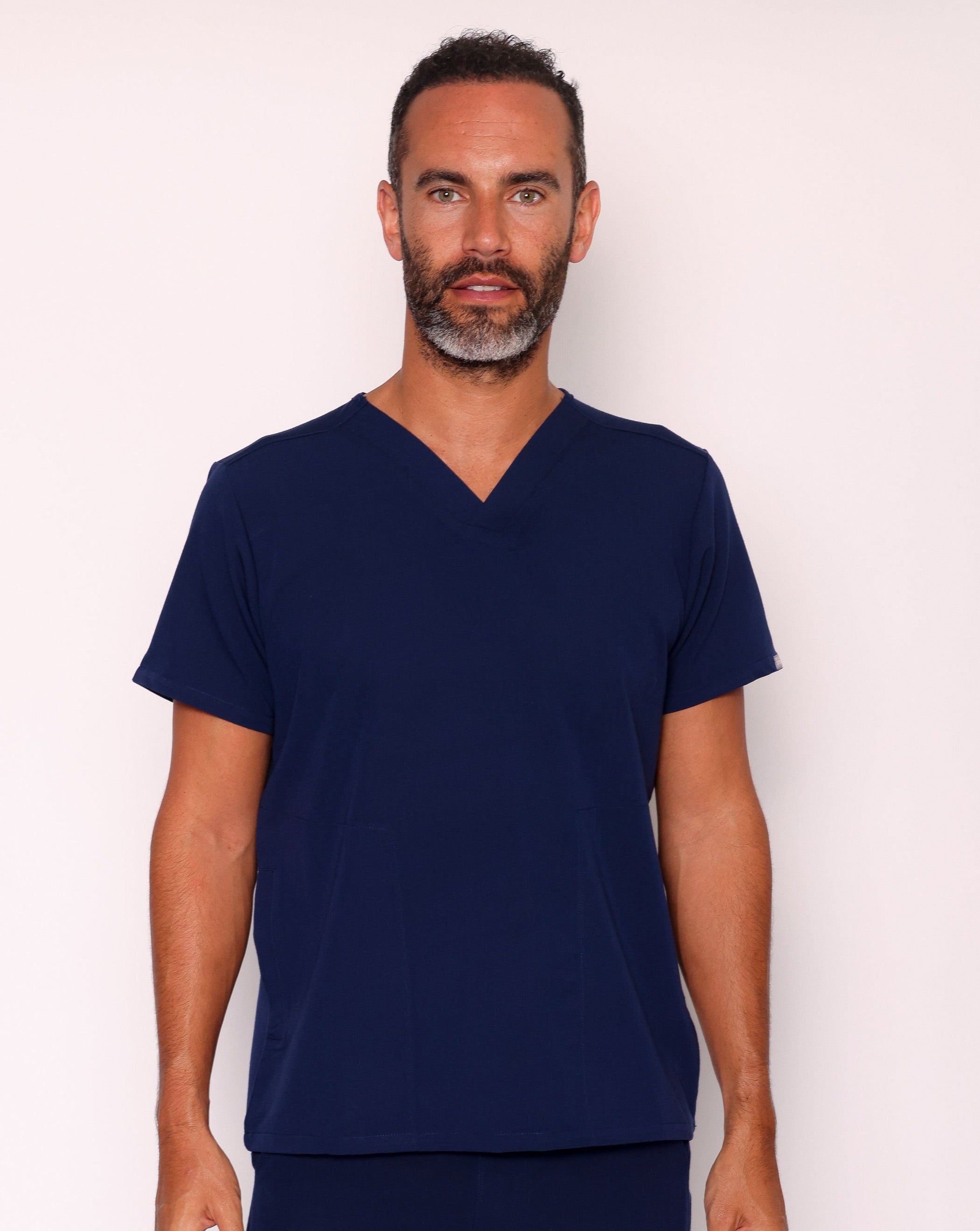 Oscar Men's Scrub Top | Navy