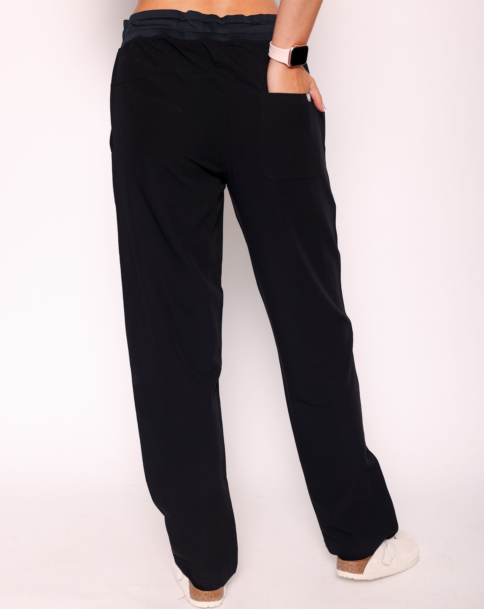 Arlo Women's Straight Leg Scrub Bottoms | Black