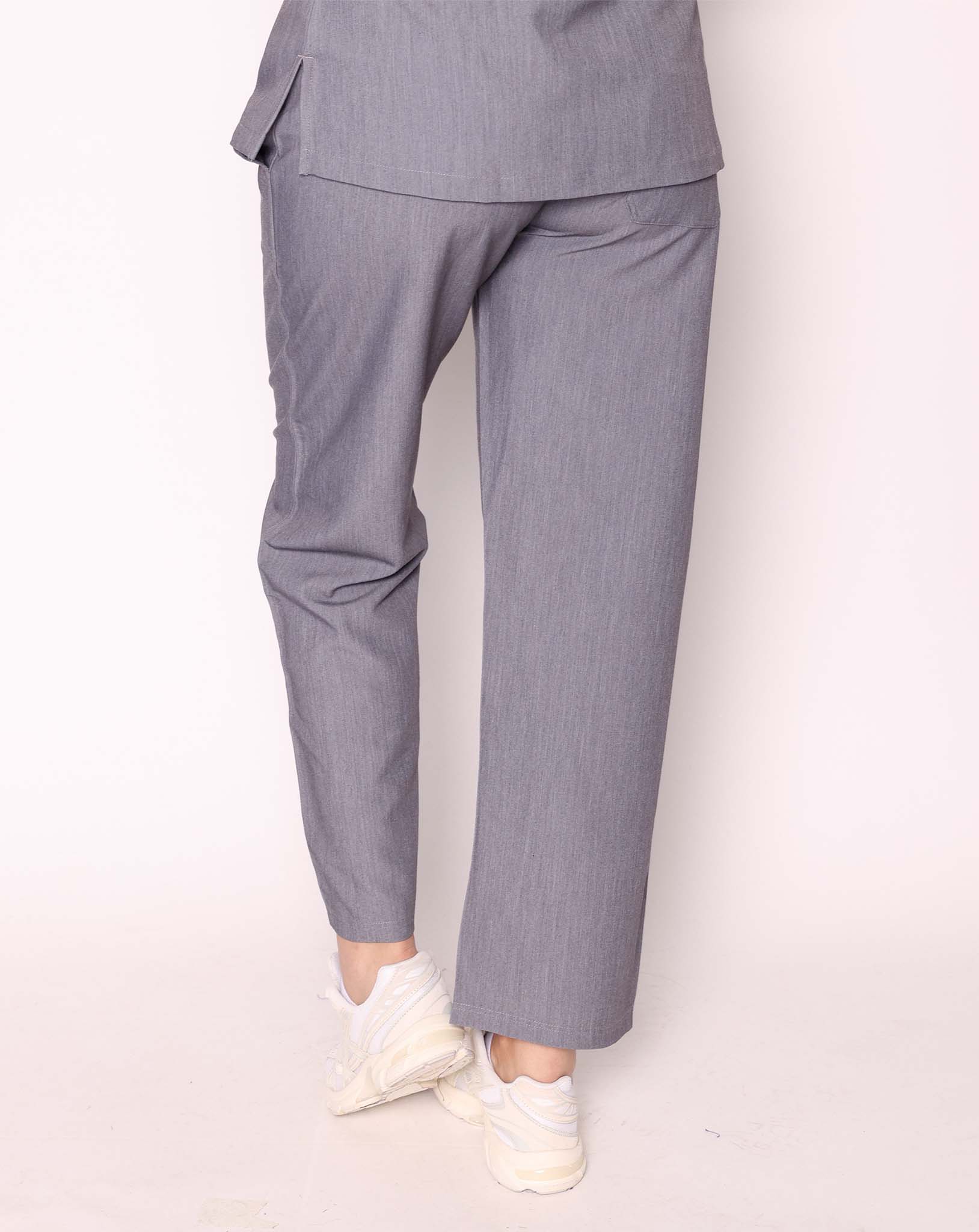 Arlo Women's Straight Leg Scrub Bottoms | Charcoal