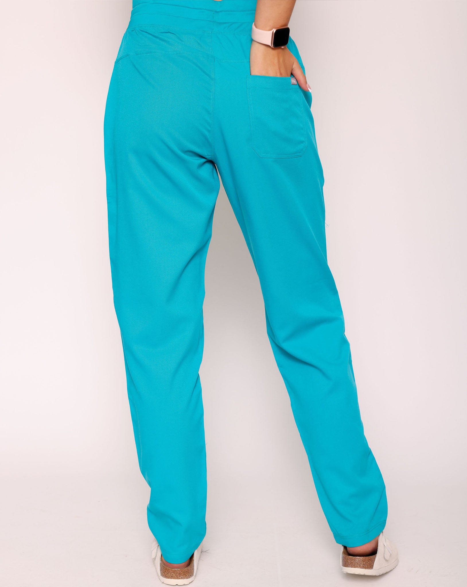 Arlo Women's Straight Leg Scrub Bottoms | Teal