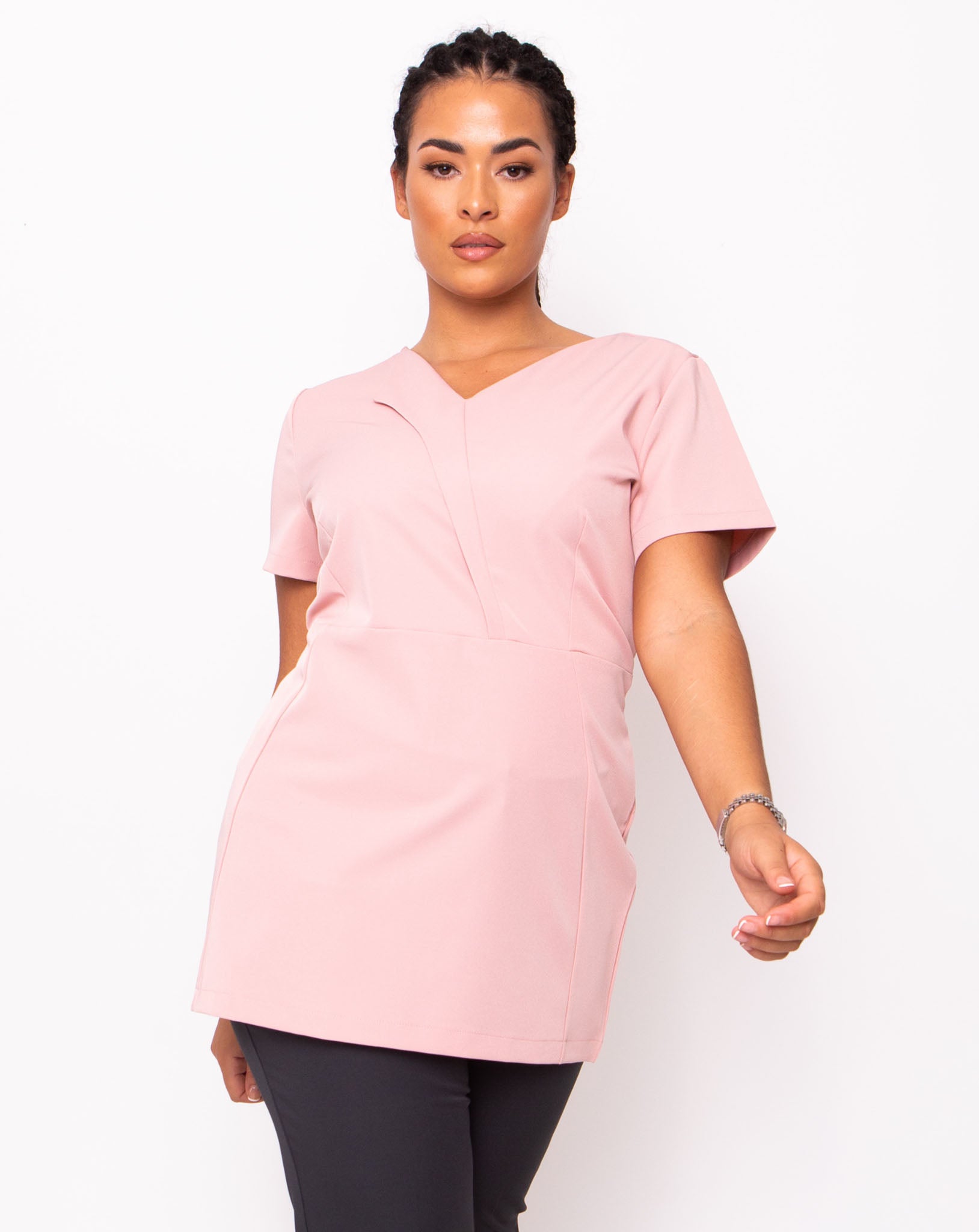 Diva Women's Asymmetric Beauty Tunic | Blush