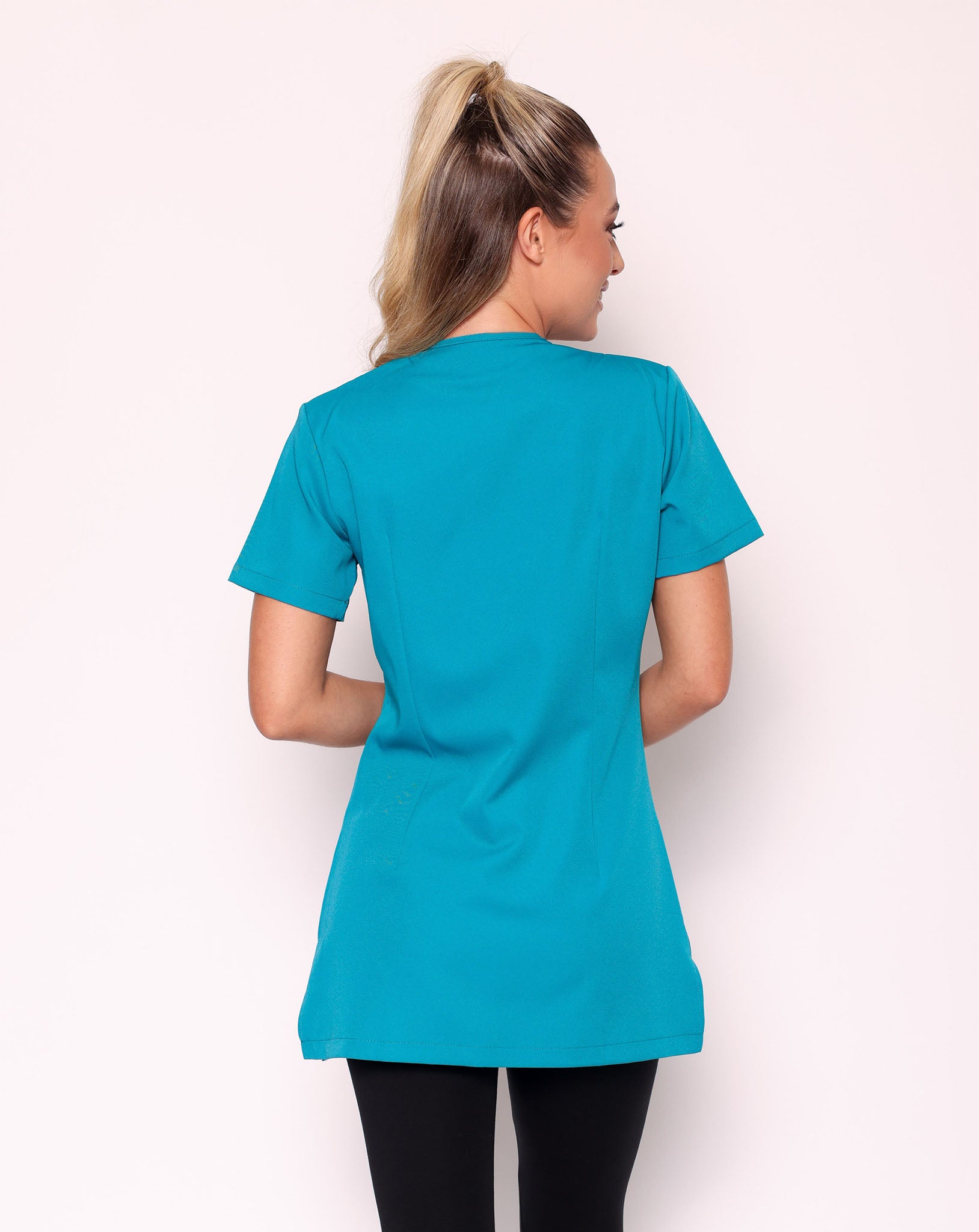 Eternity Women's Asymmetric Beauty Tunic | Teal & Teal