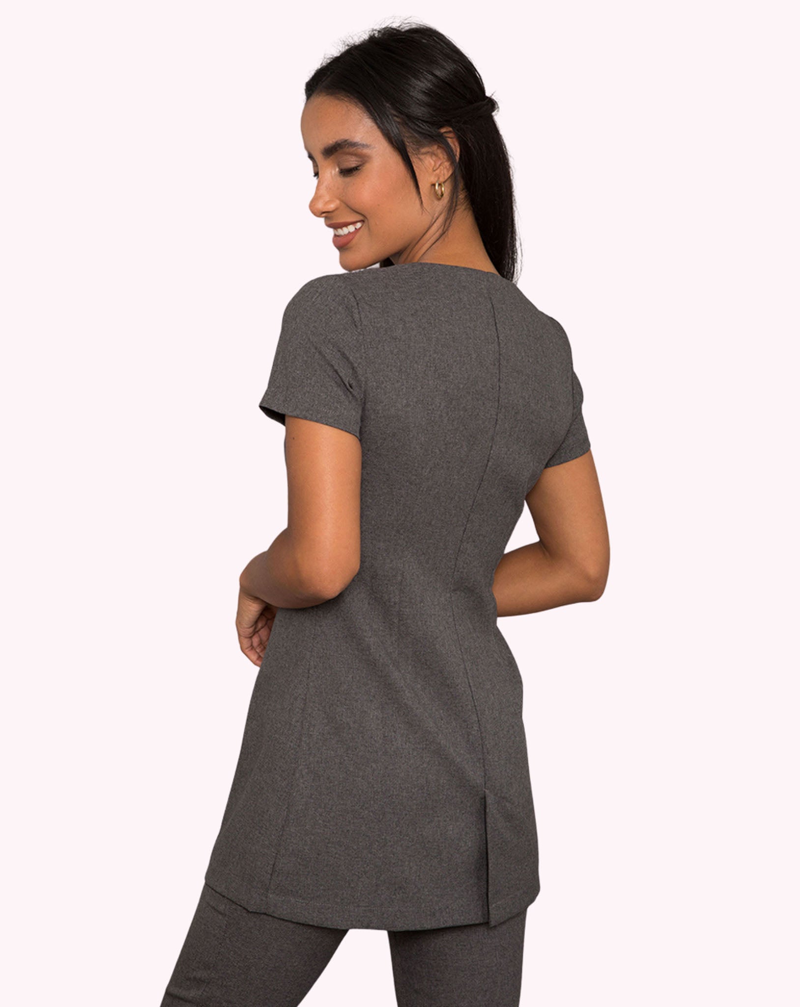 Hero Salon Tunic - Grey