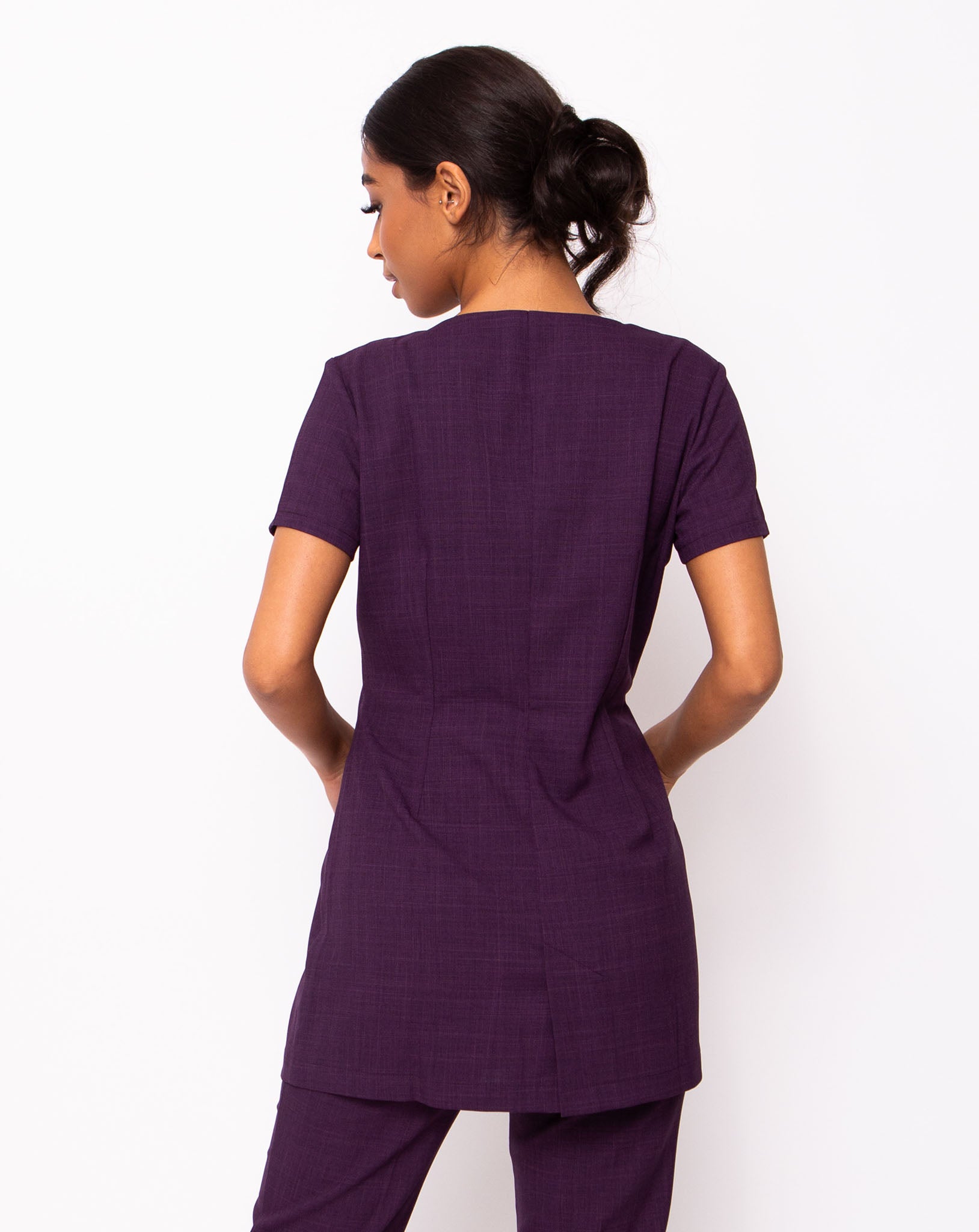 Hero Women's Round Neck Tunic | Plum