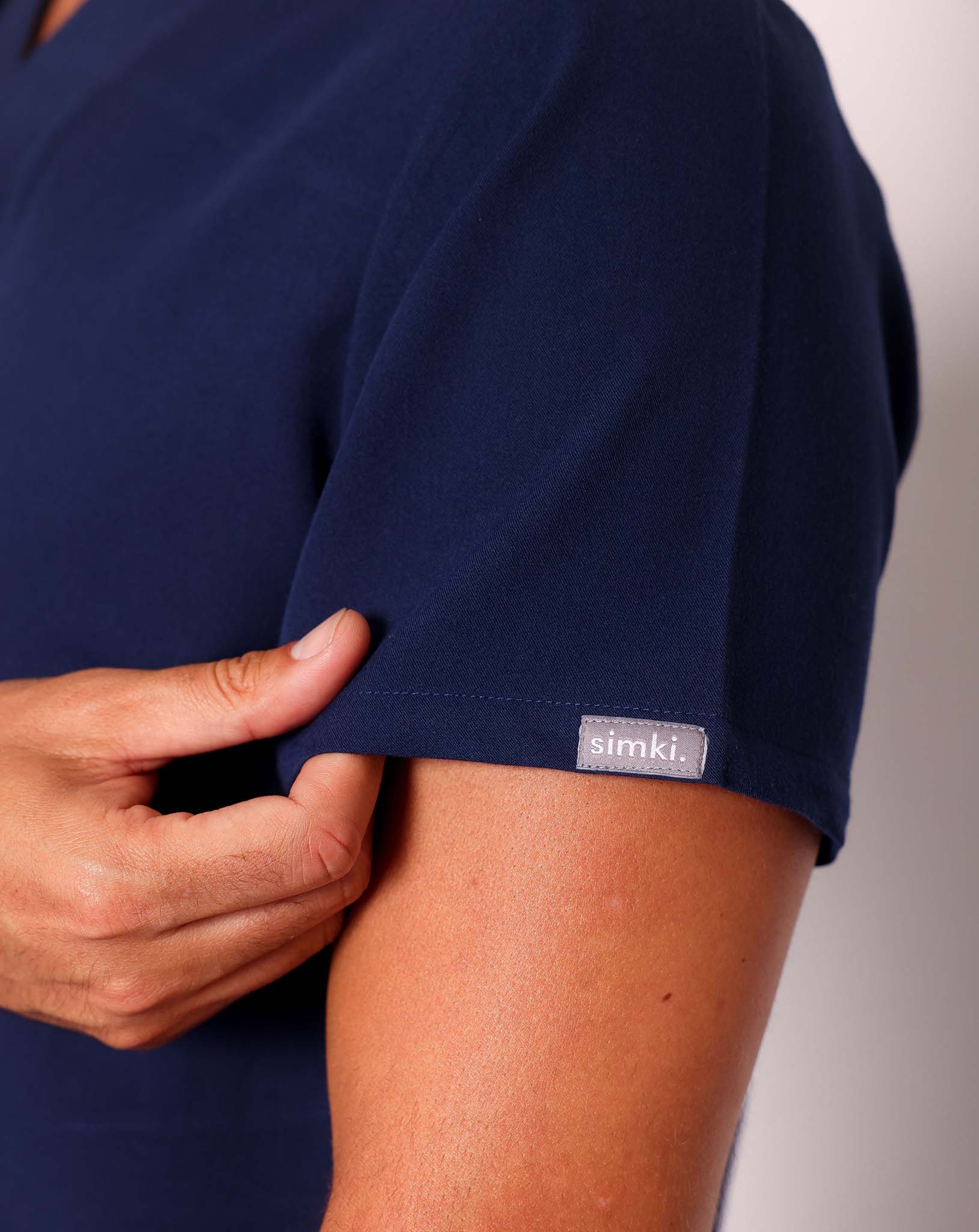 Oscar Scrub Top - Navy