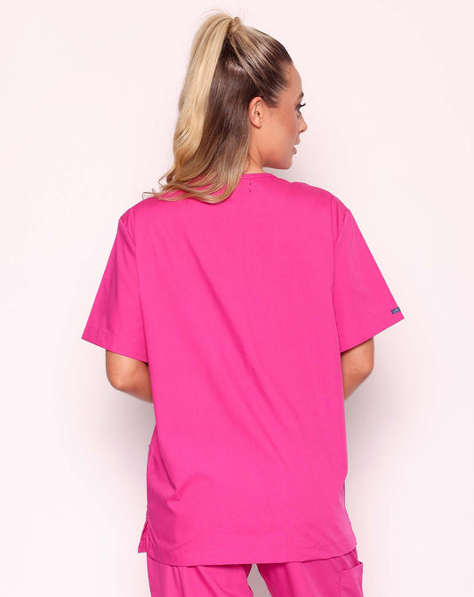 Sandringham Unisex Three Pocket Scrub Tunic | Classic Pink