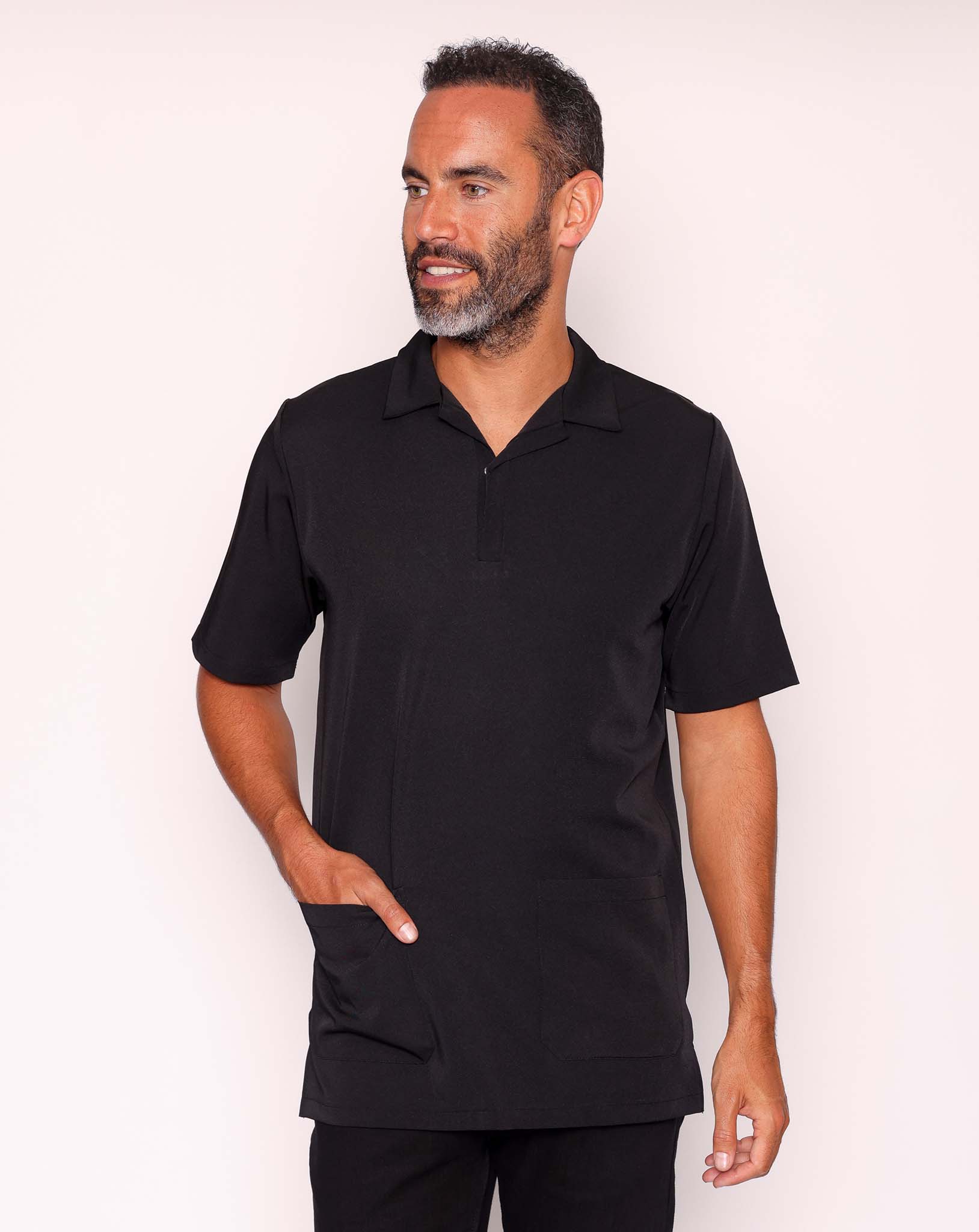 Sketch Men's Work Tunic | Black