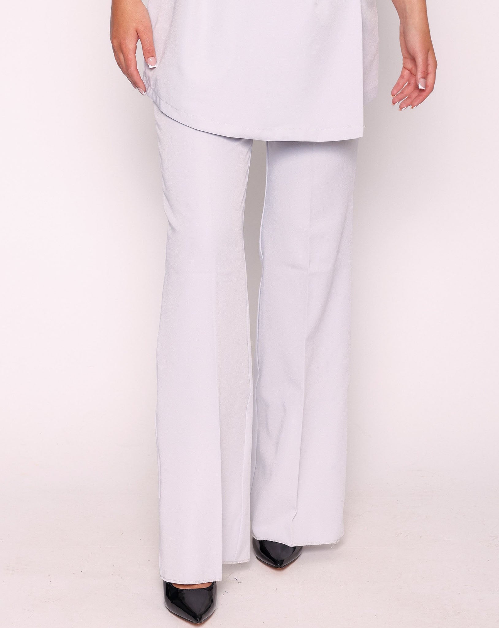 Willow Women's Wide Leg Trousers | Silver