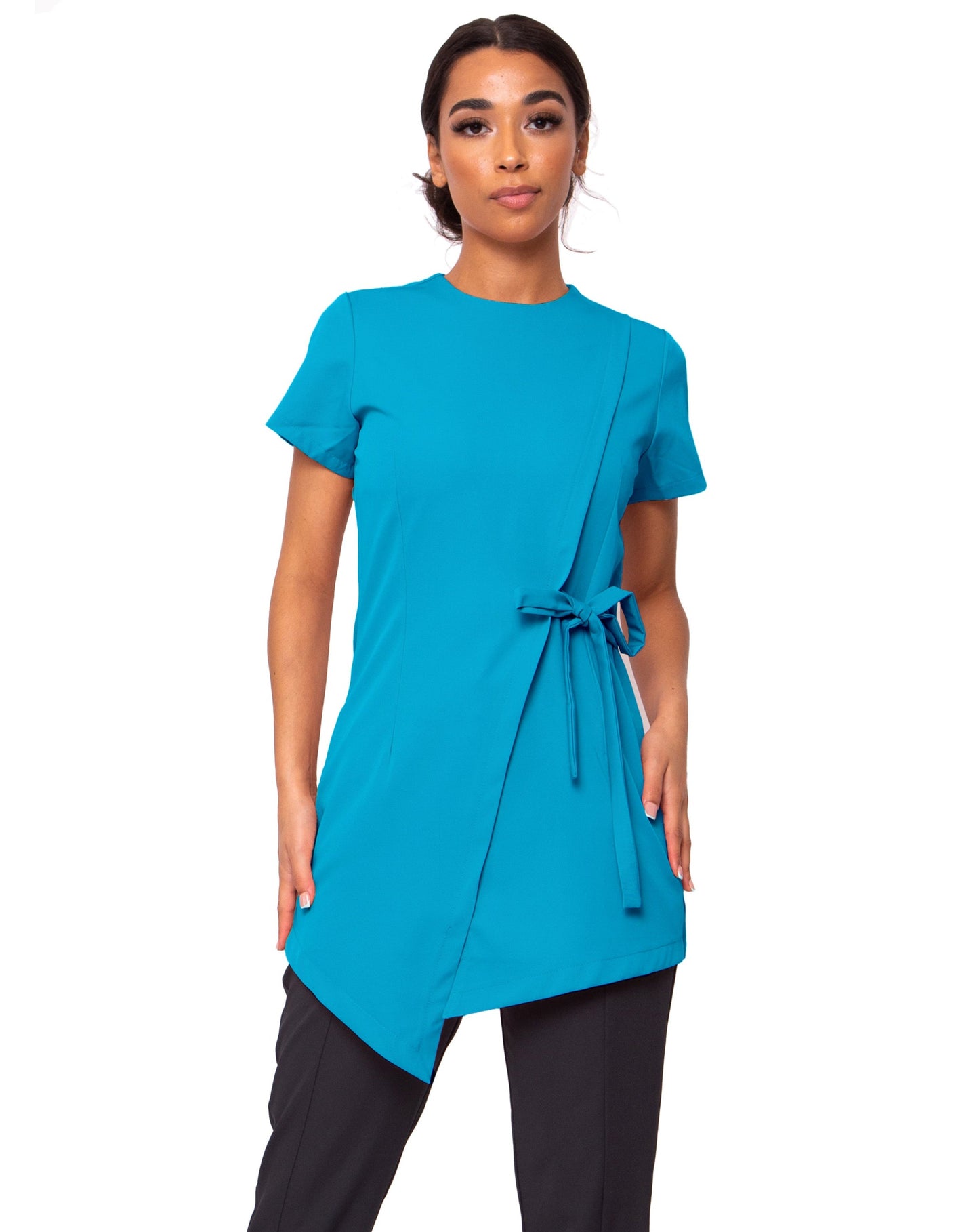 Tranquility Asymmetric Beauty Tunic (Superior 4-Way Stretch)