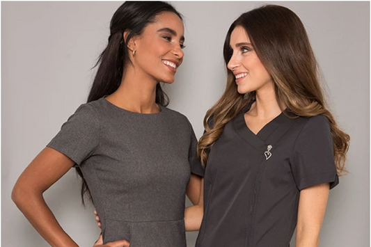 A Grey Salon Tunic Range for All Hair & Beauty Professionals