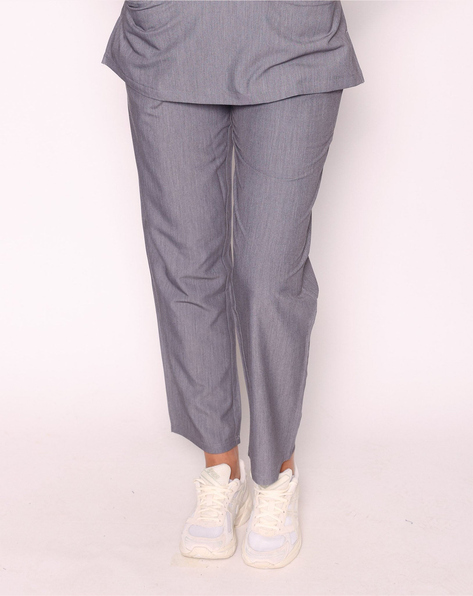 Arlo Straight Leg Scrub Bottoms - Charcoal