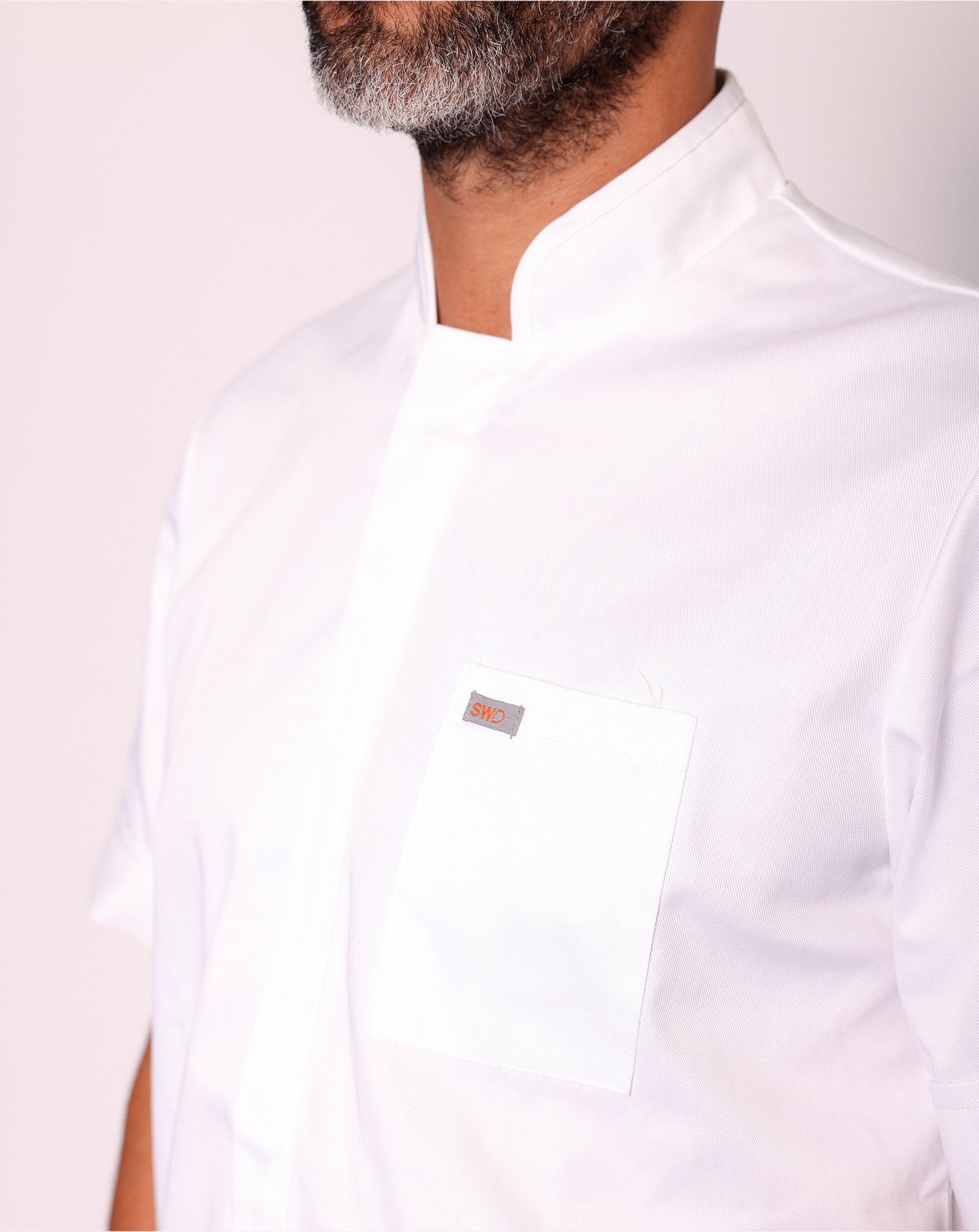 Endure Mandarin Collar Tunic - White