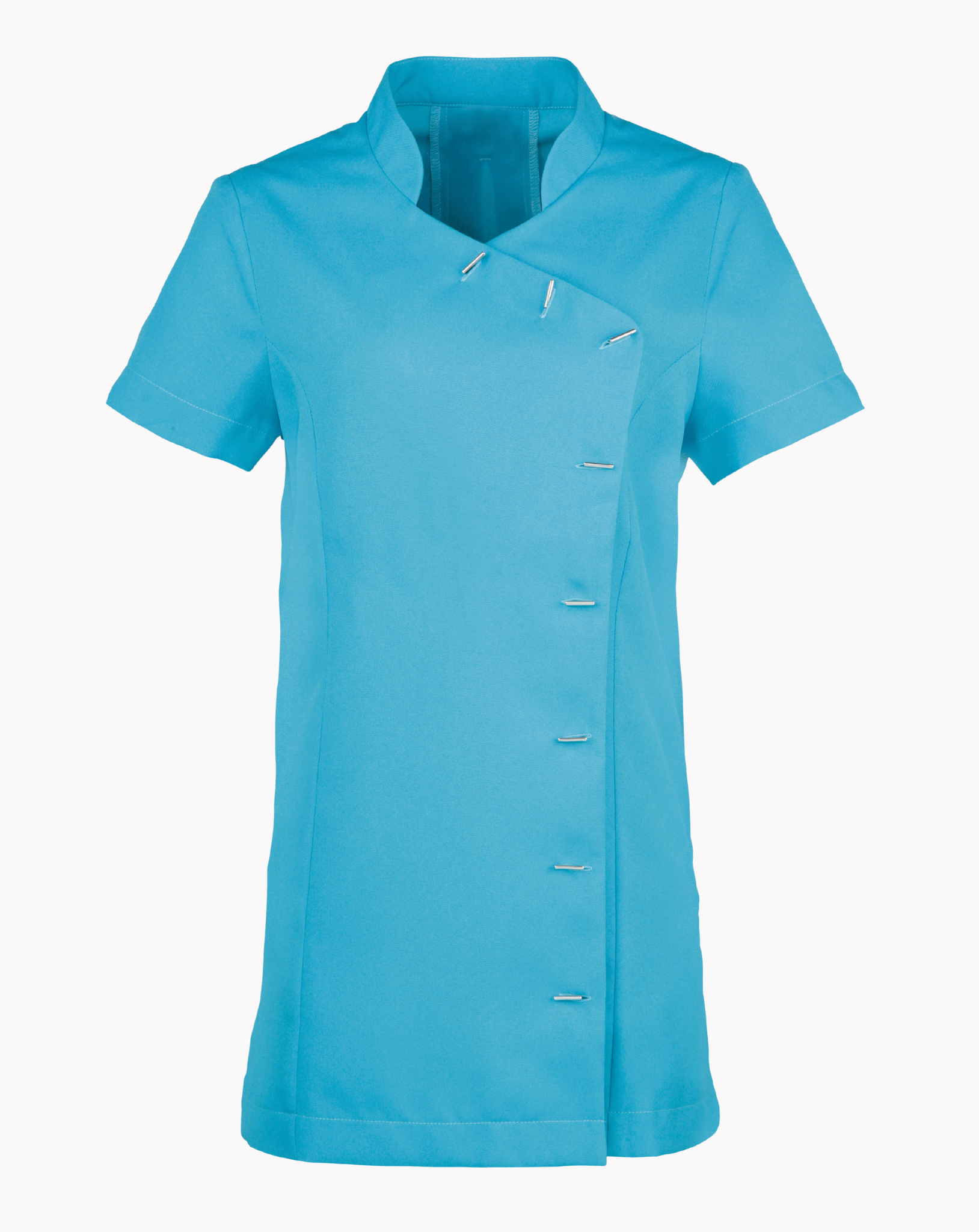 Orchid Asymmetric Button Beauty Tunic