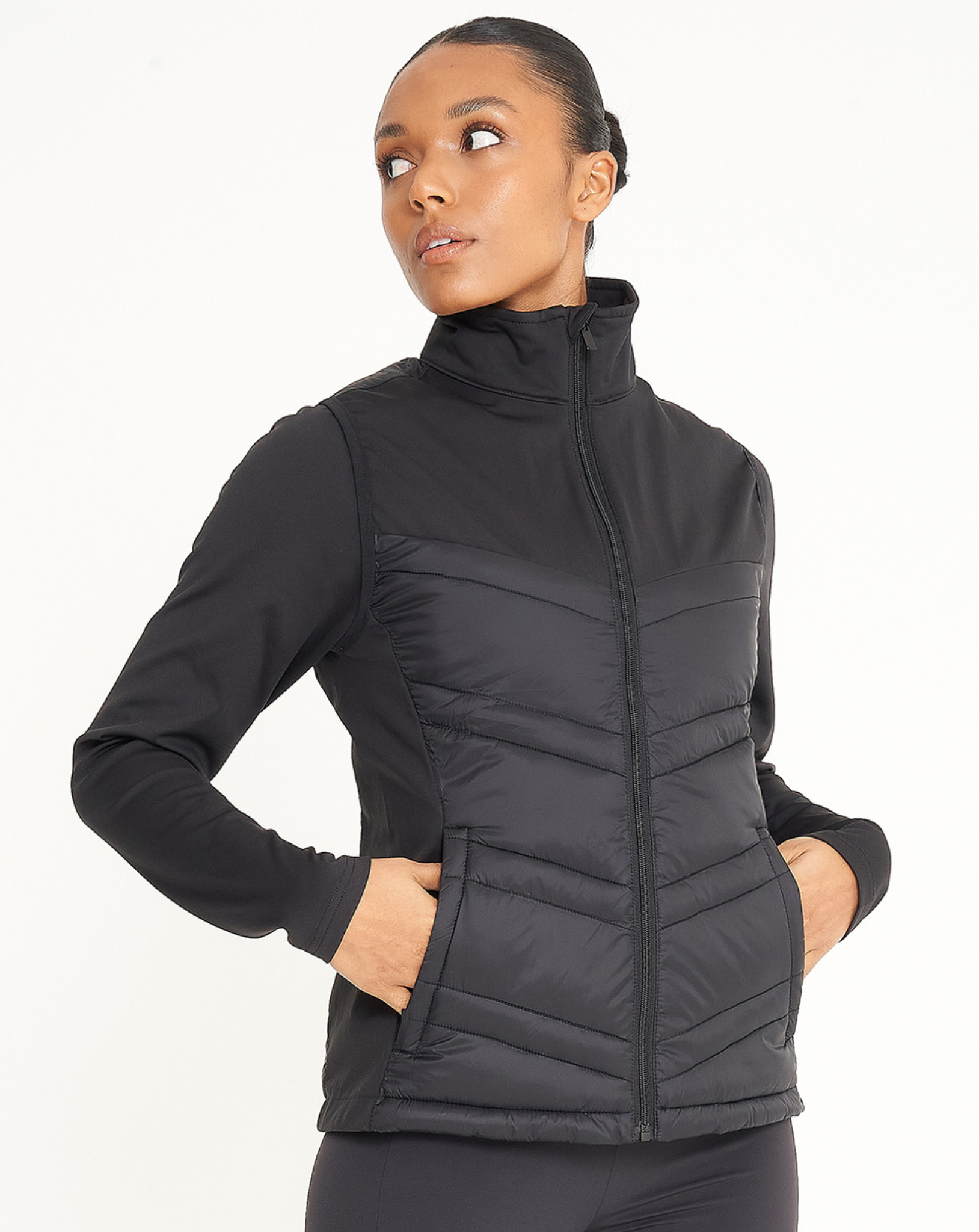 Women's Eco Tech Gilet - Black