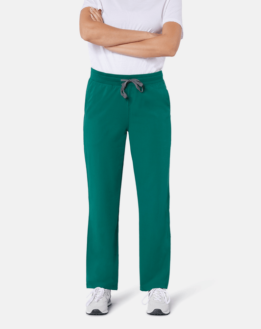 Arlo Women's Straight Leg Scrub Bottoms | Hunter Green