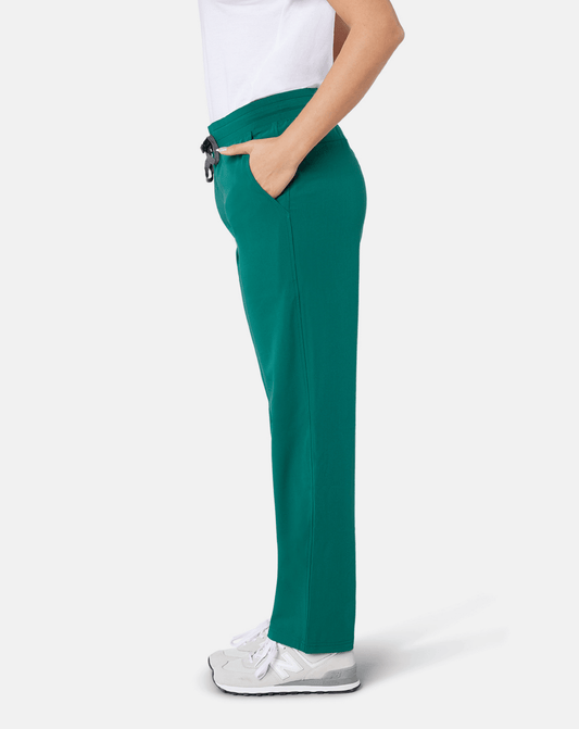 Arlo Women's Straight Leg Scrub Bottoms | Hunter Green