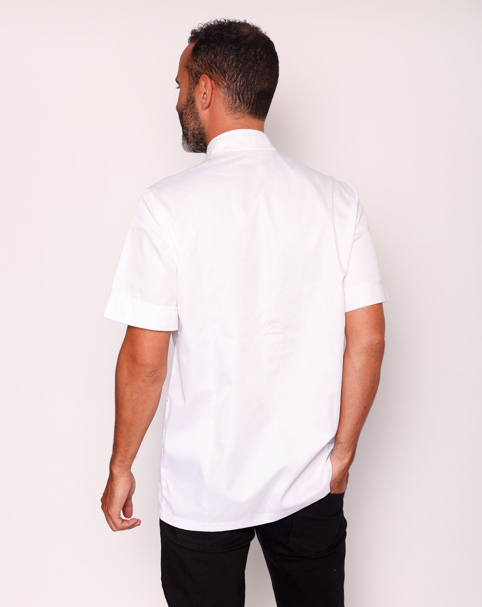 Endure Mandarin Collar Tunic - White