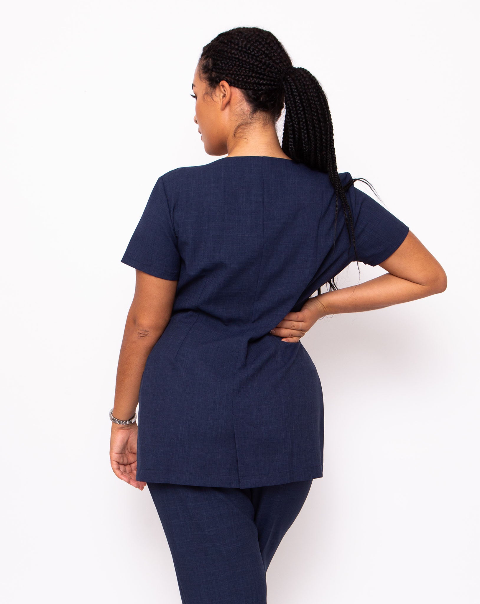 Hero Round Neck Tunic - Midnight Navy