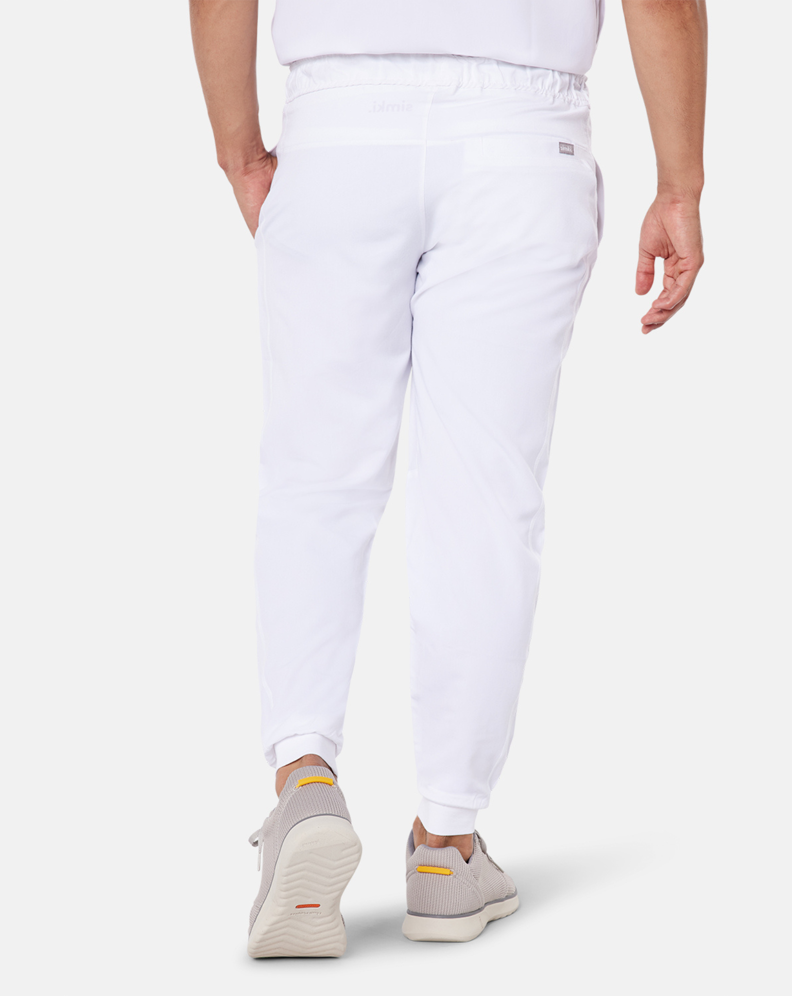 Maxwell Scrub Joggers - White