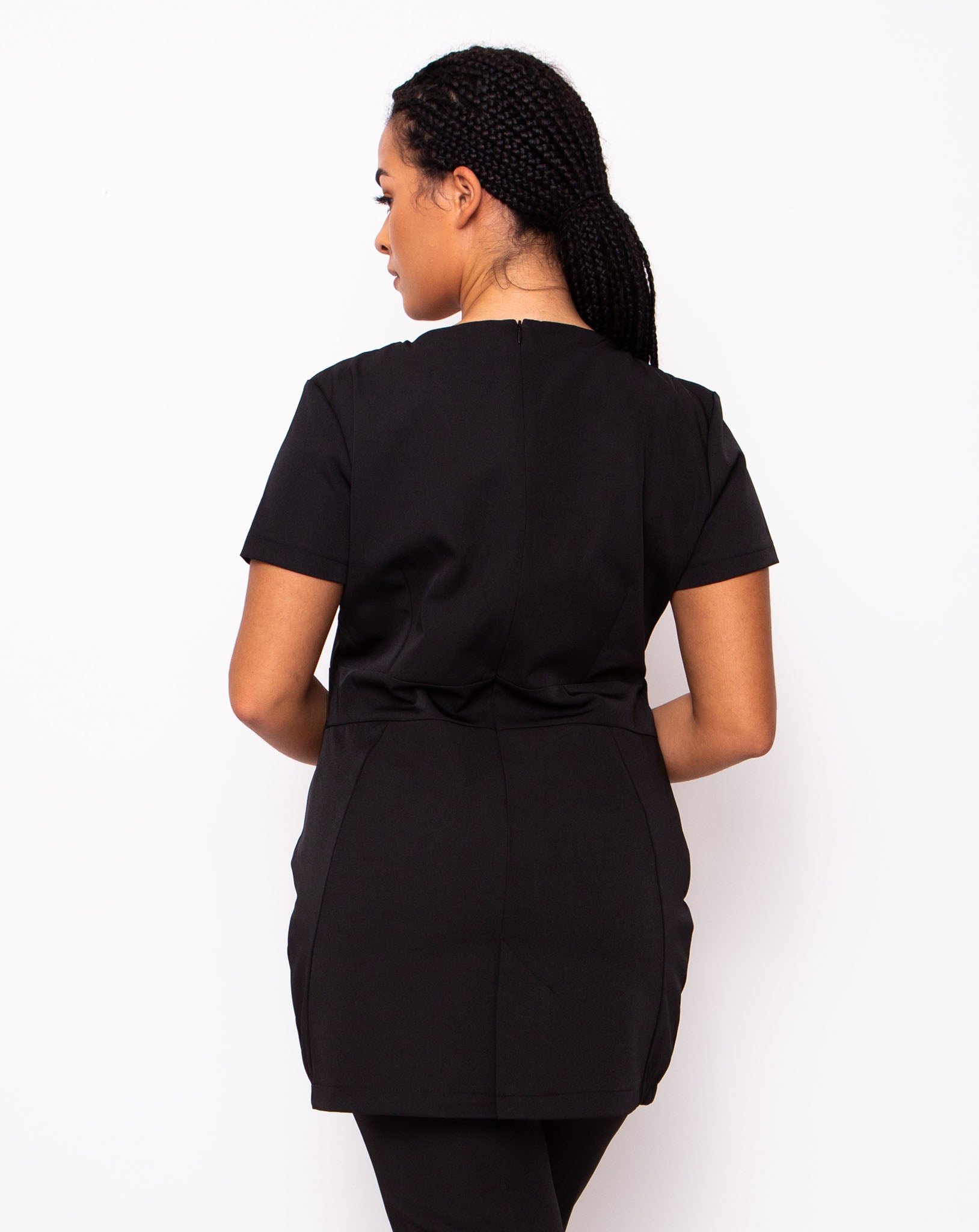 Wish V-Neck Beauty Tunic - Black