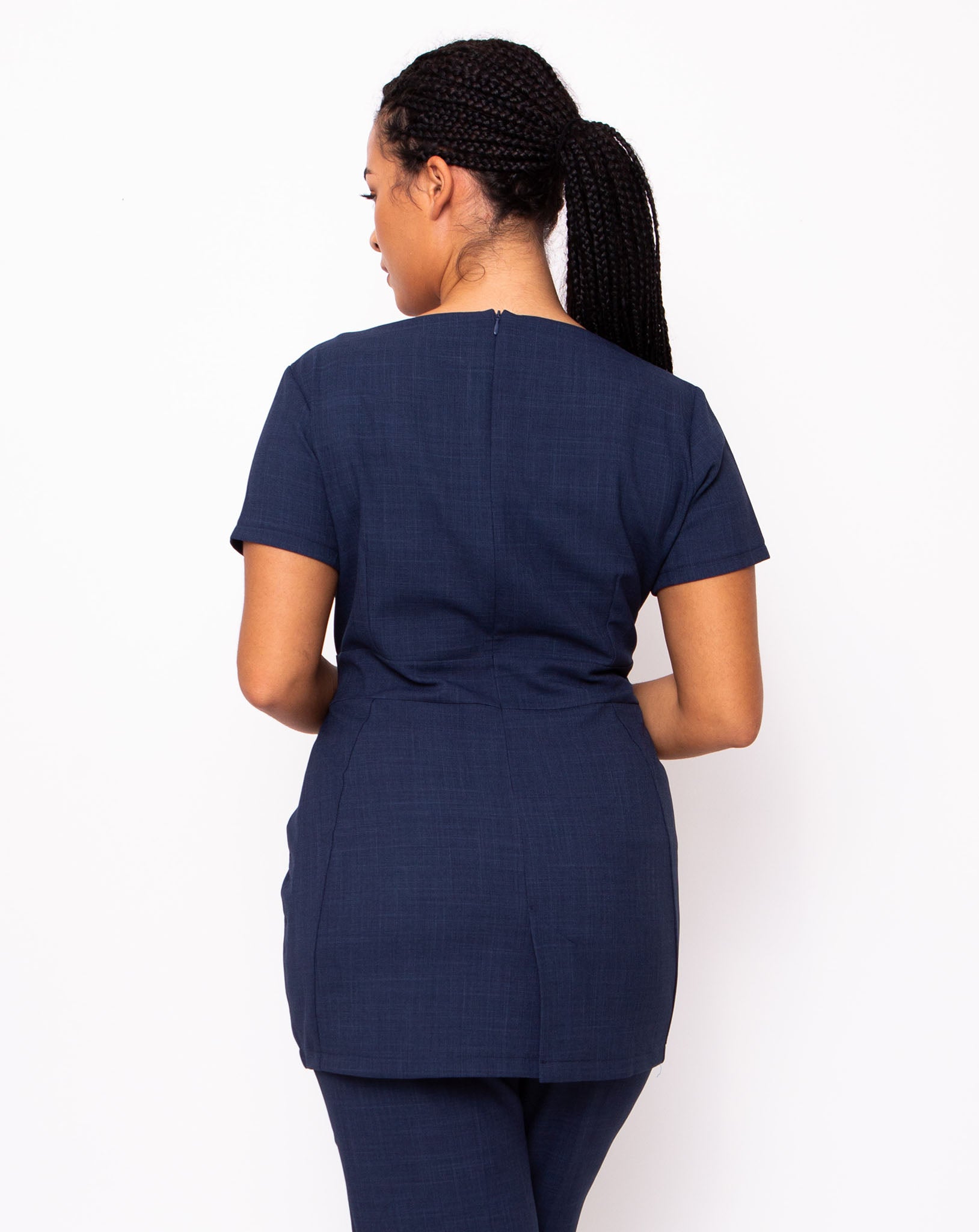 Wish V-Neck Beauty Tunic - Midnight Navy
