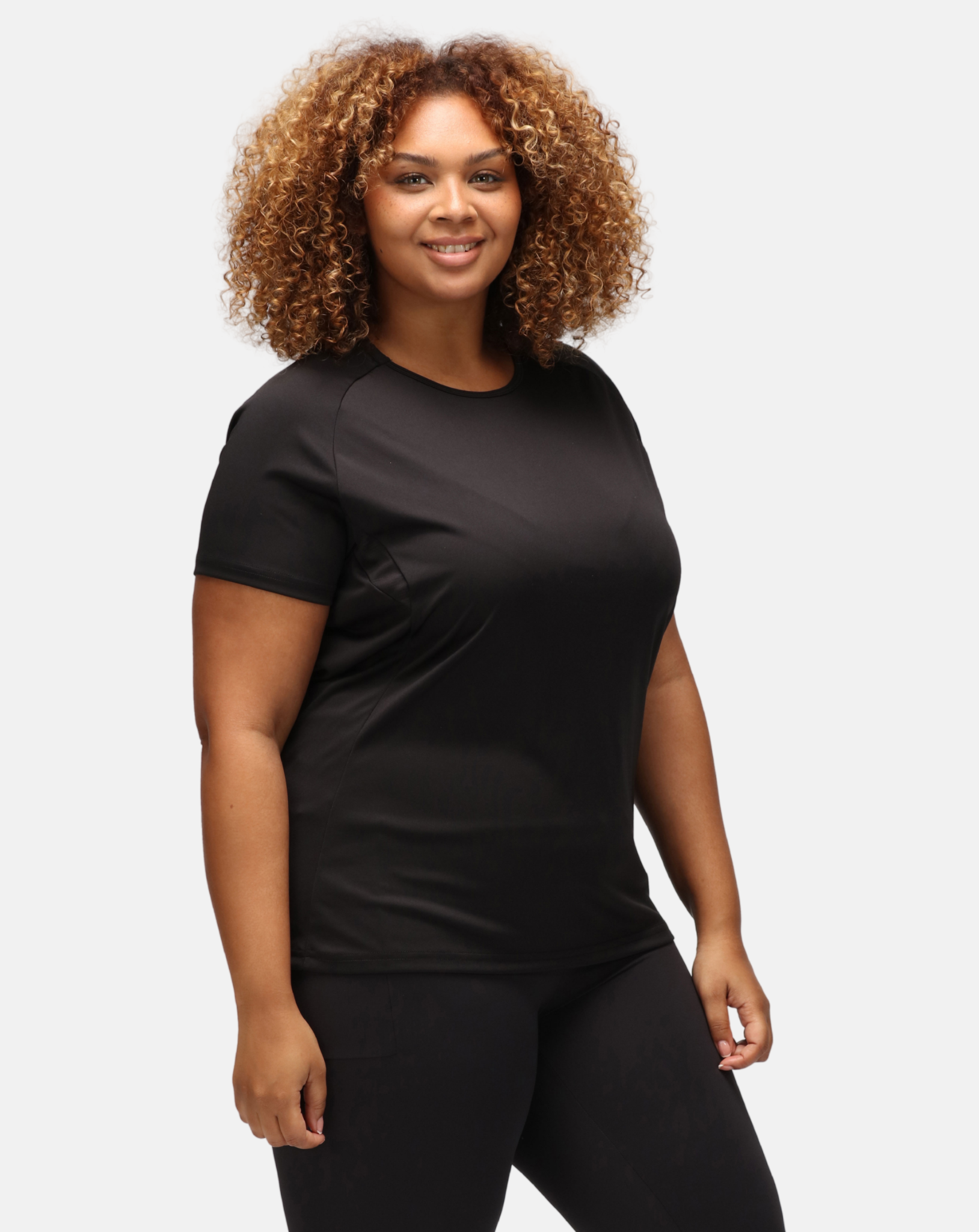 Women's Eco Tech T-Shirt - Black