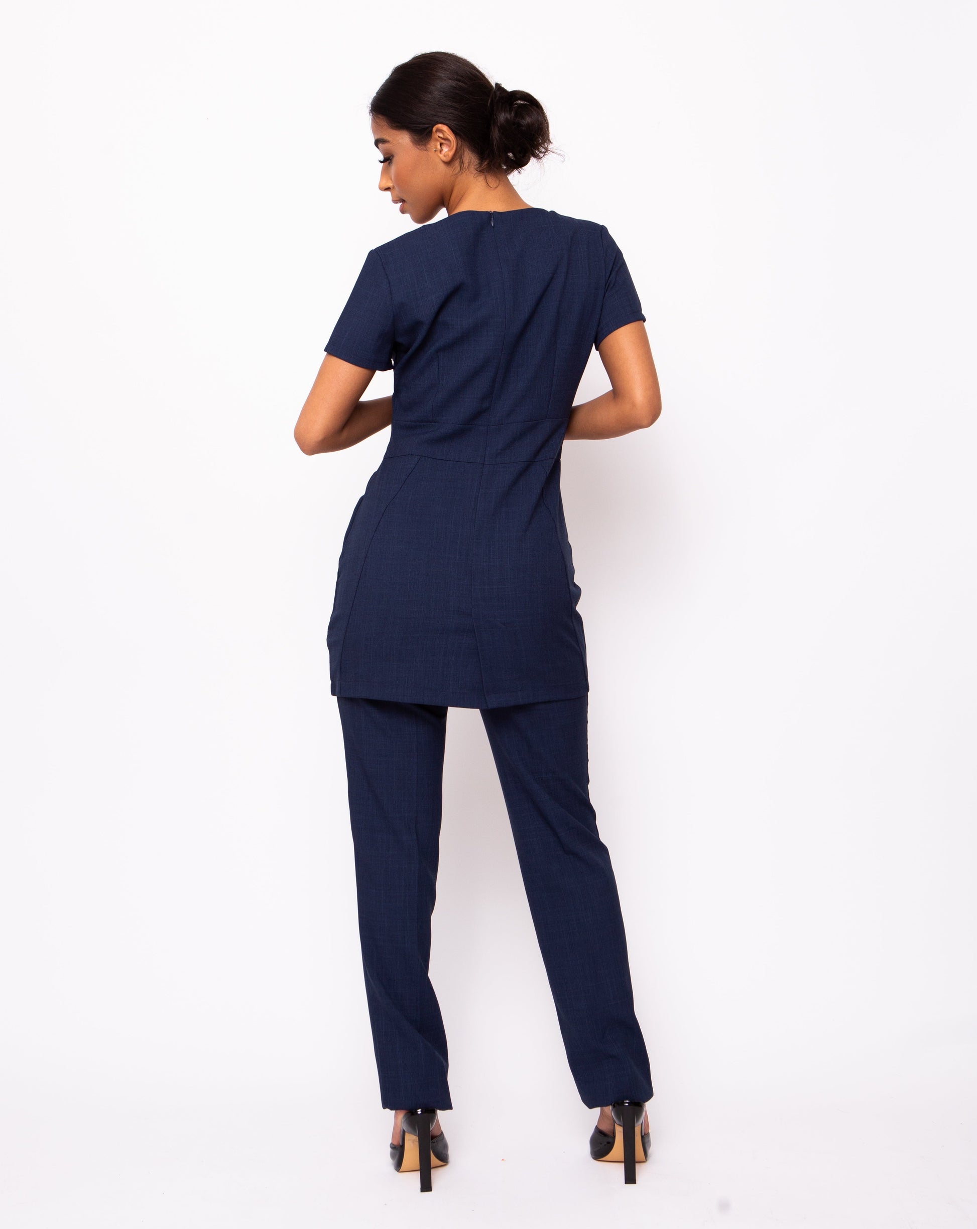 navy blue beauty tunic and trouser