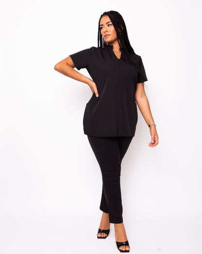 black beauty tunics with stretch