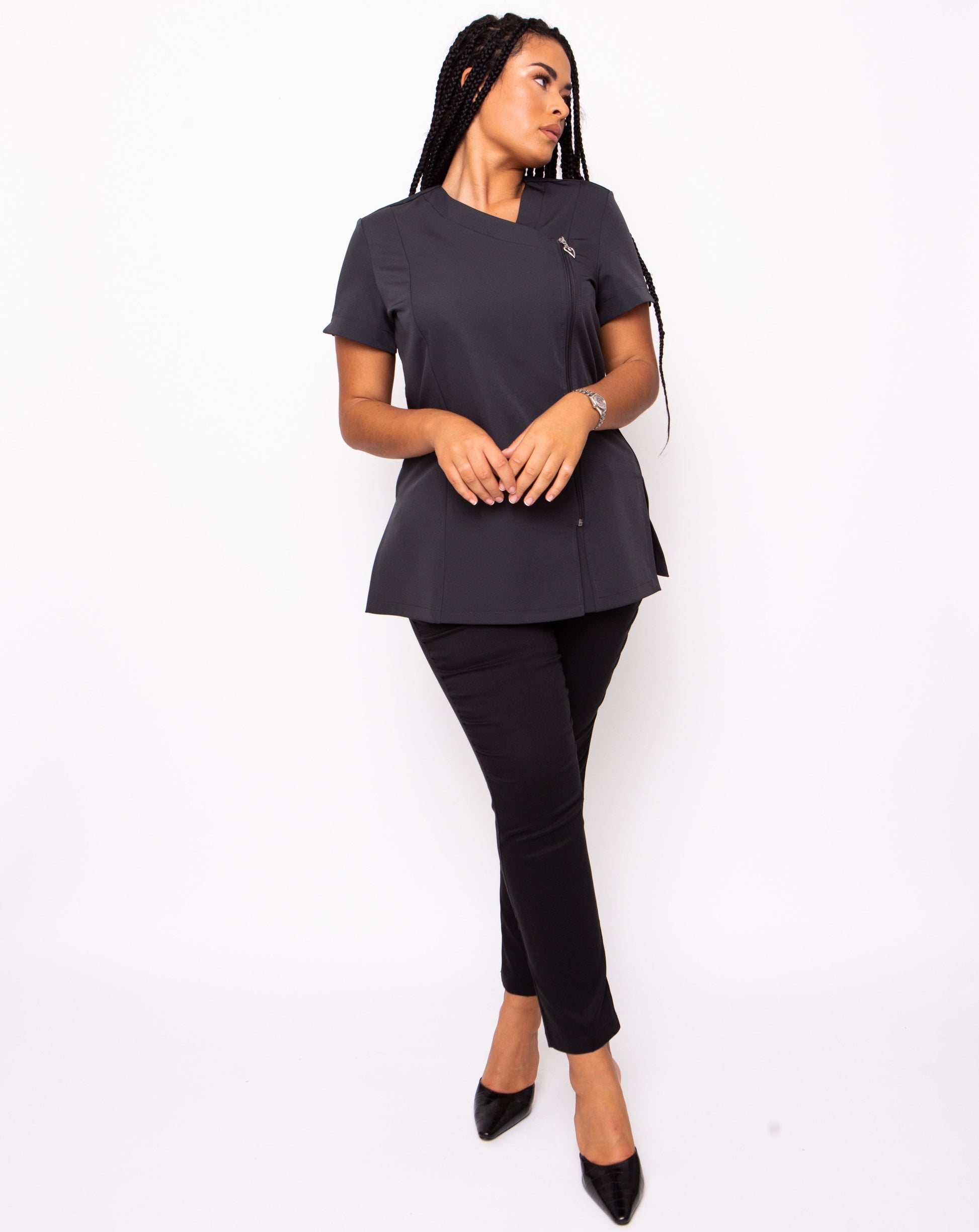 asymmetrical beauty tunic with trouser