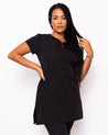 black long length beauty uniforms
