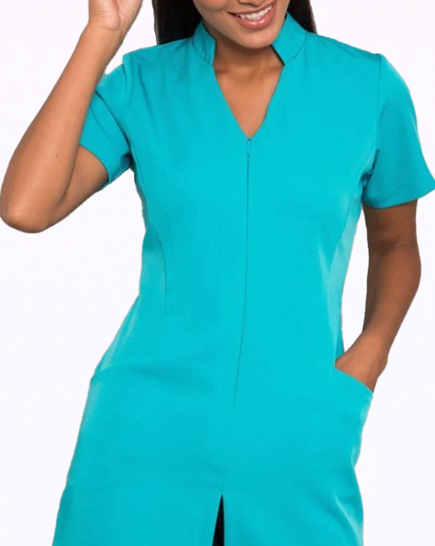turquoise beauty tunic with pockets