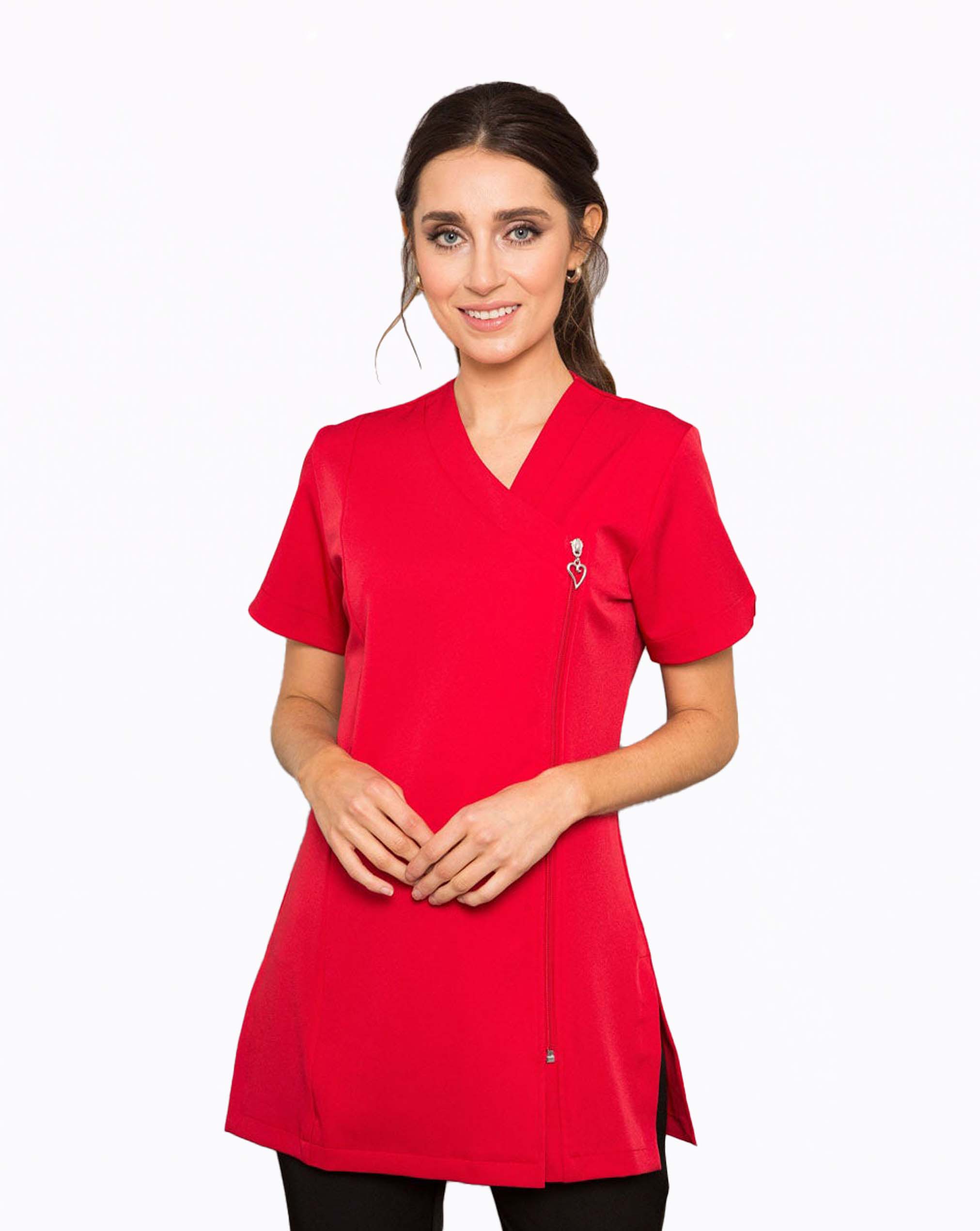 red beauty tunic