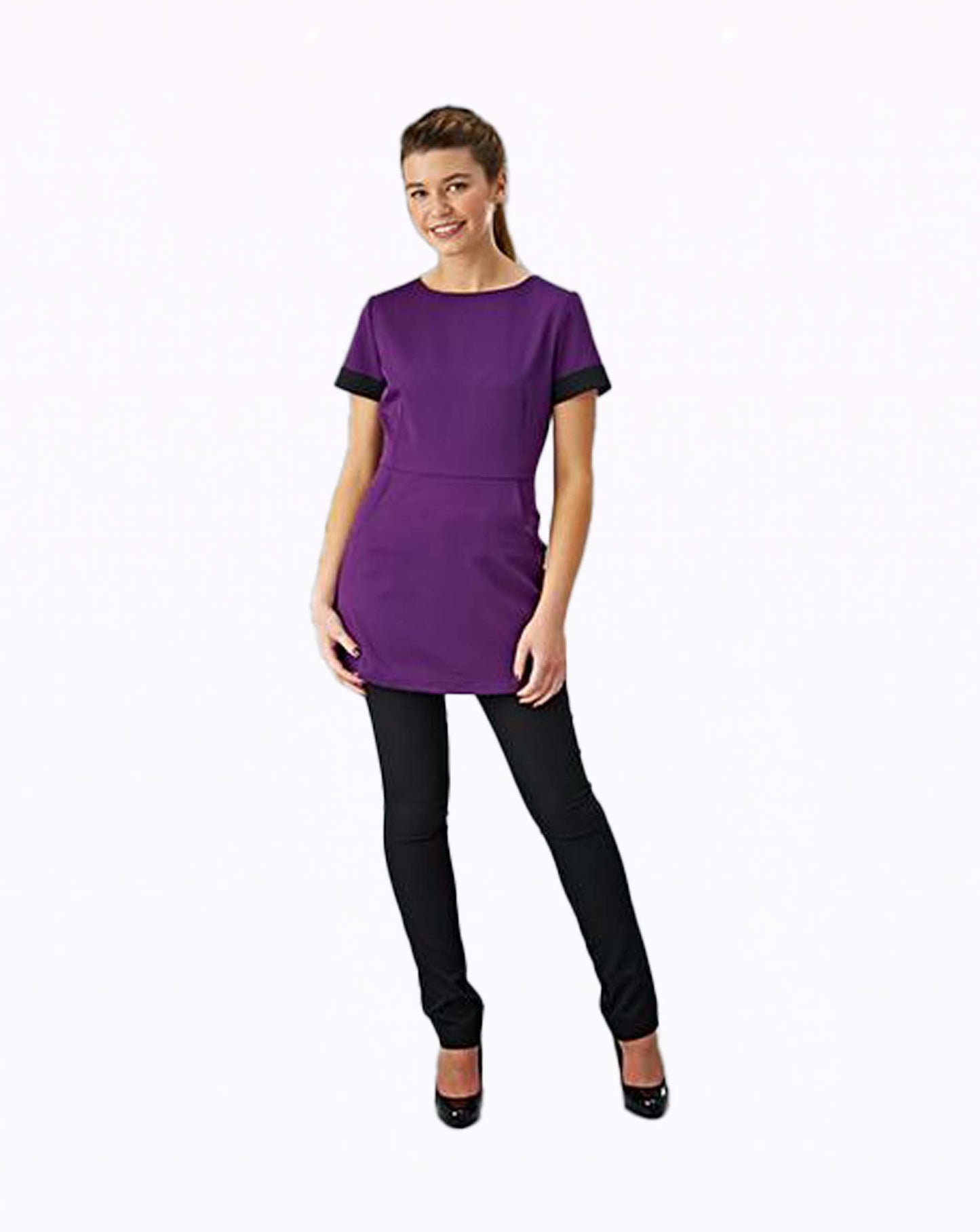 Boutique Tunic with Contrast Trim (Superior Stretch)