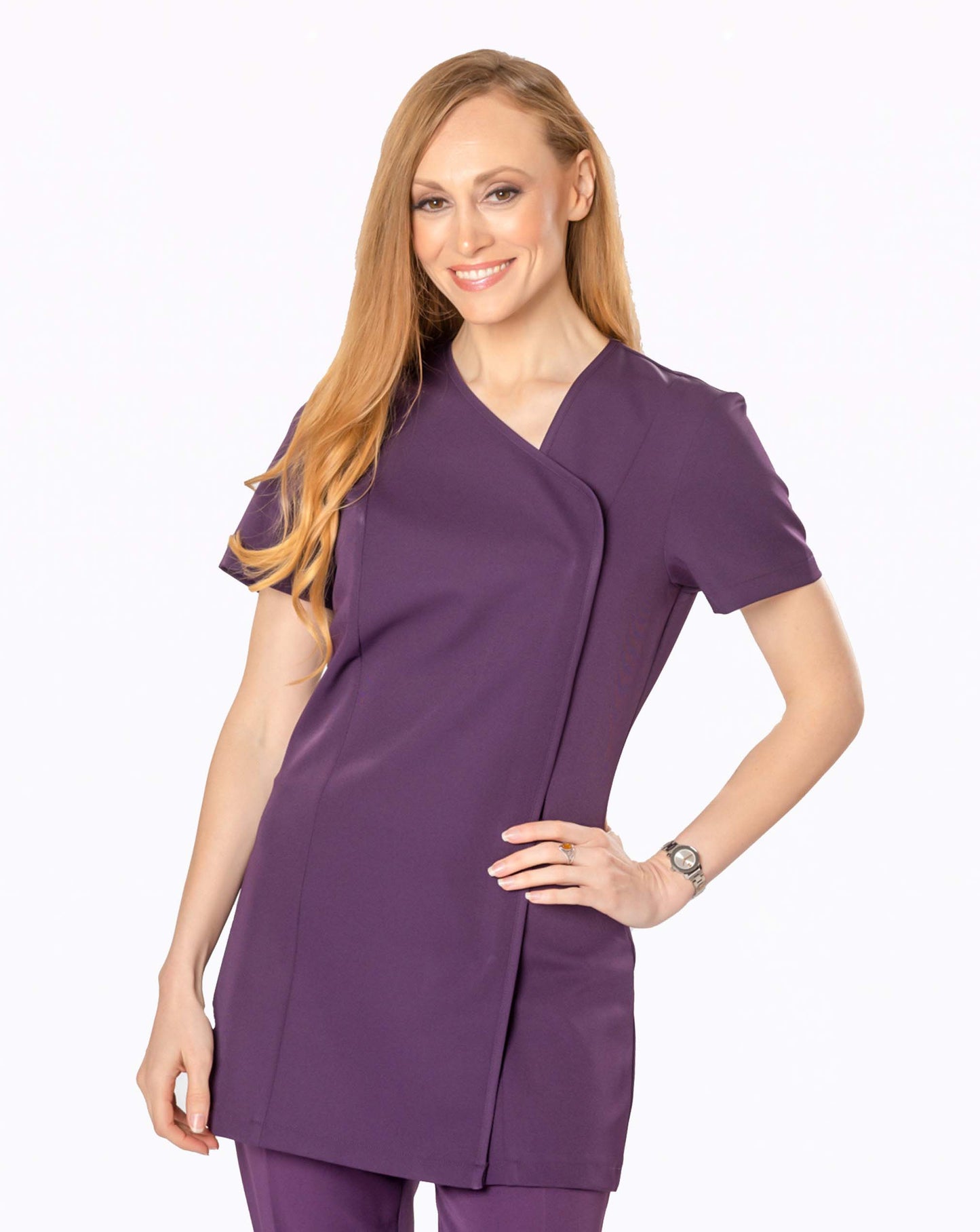 Charisma Asymmetric Salon Tunic