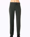black wide leg trousers