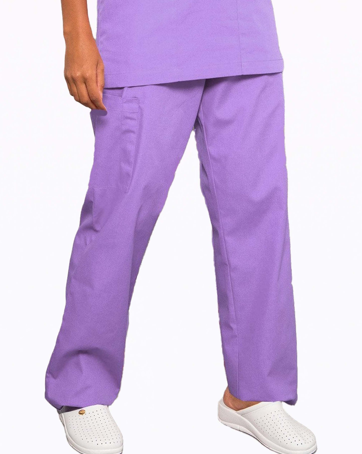 lavender scrub trouser