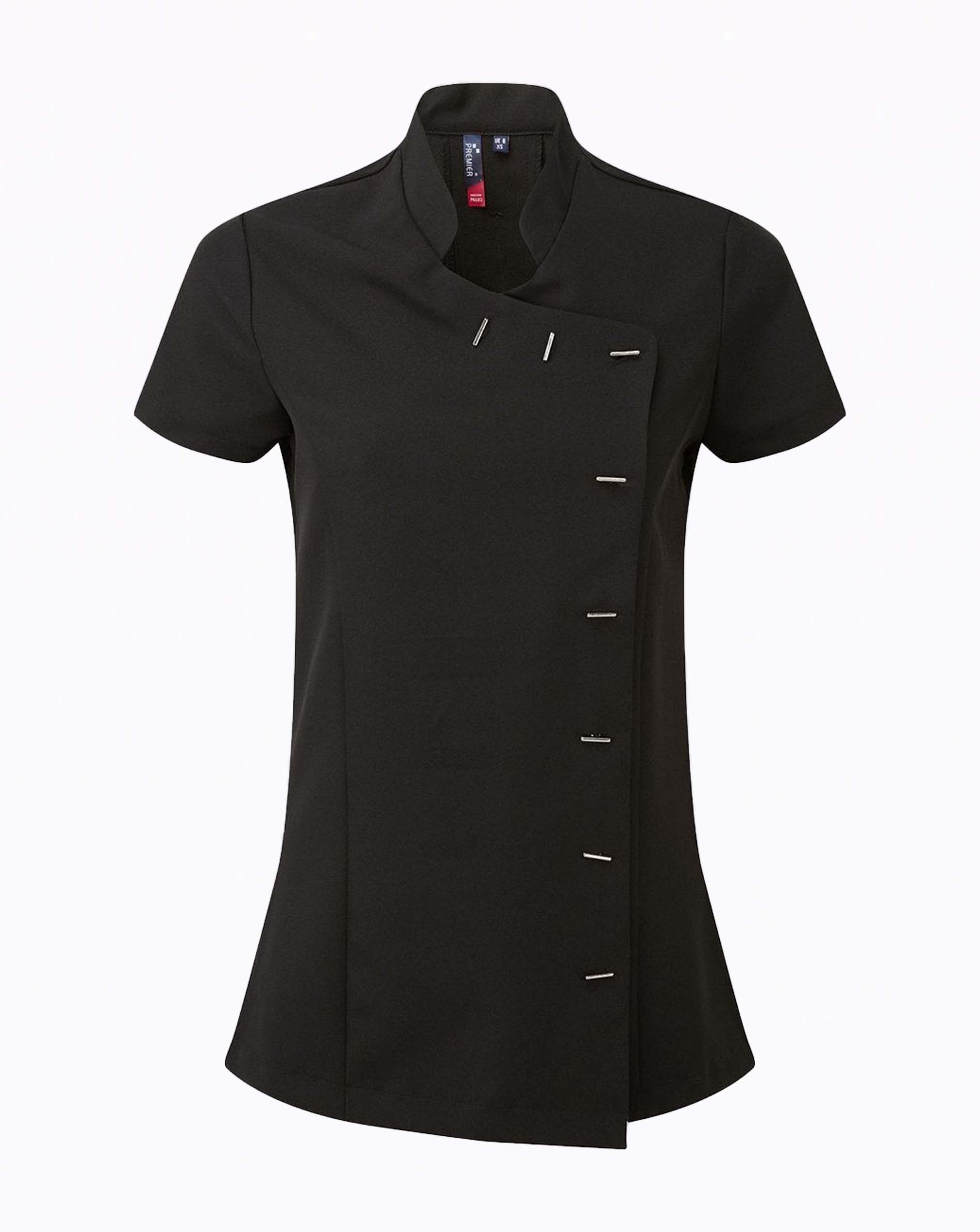 Orchid Asymmetric Button Beauty Tunic
