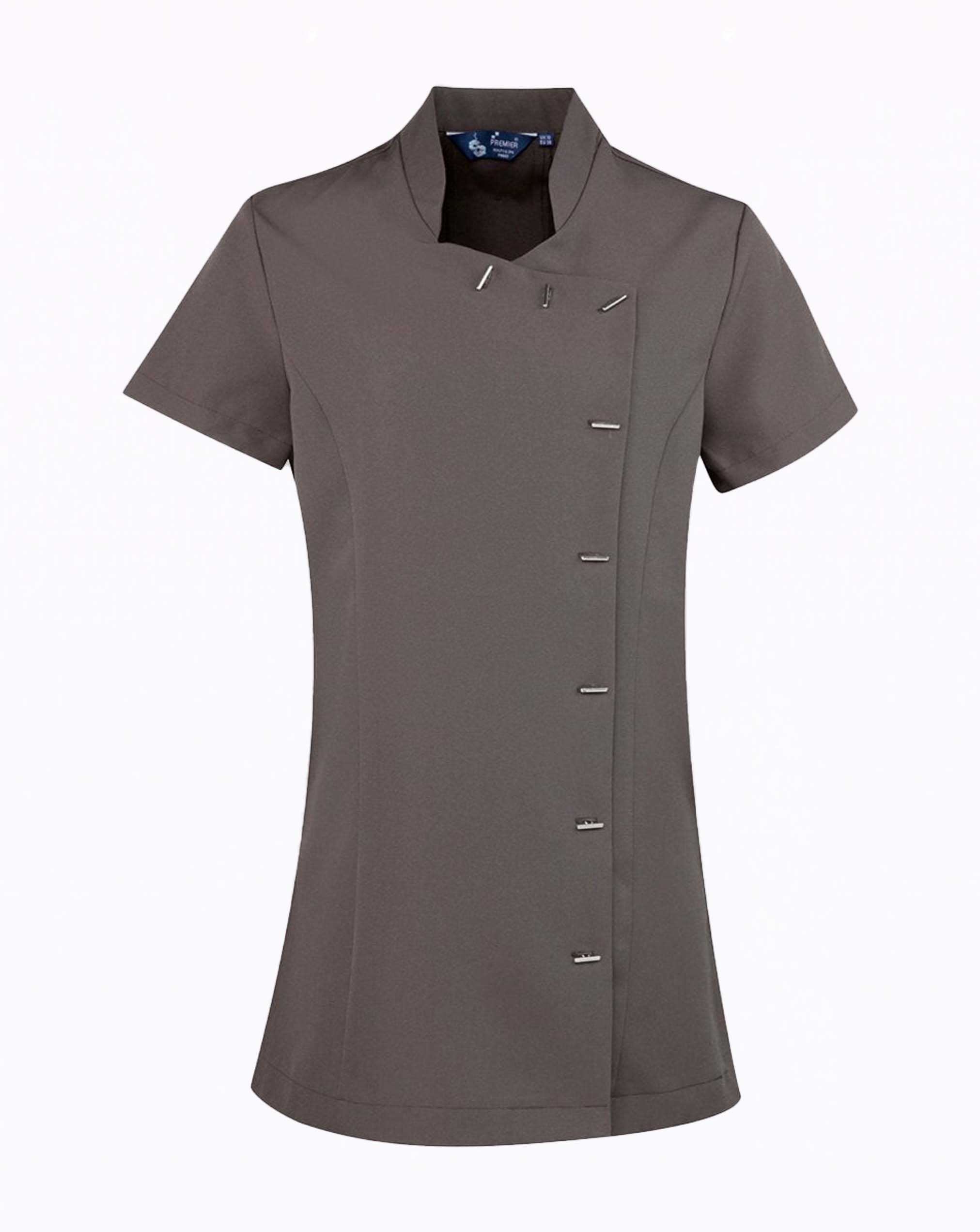 Orchid Asymmetric Button Beauty Tunic