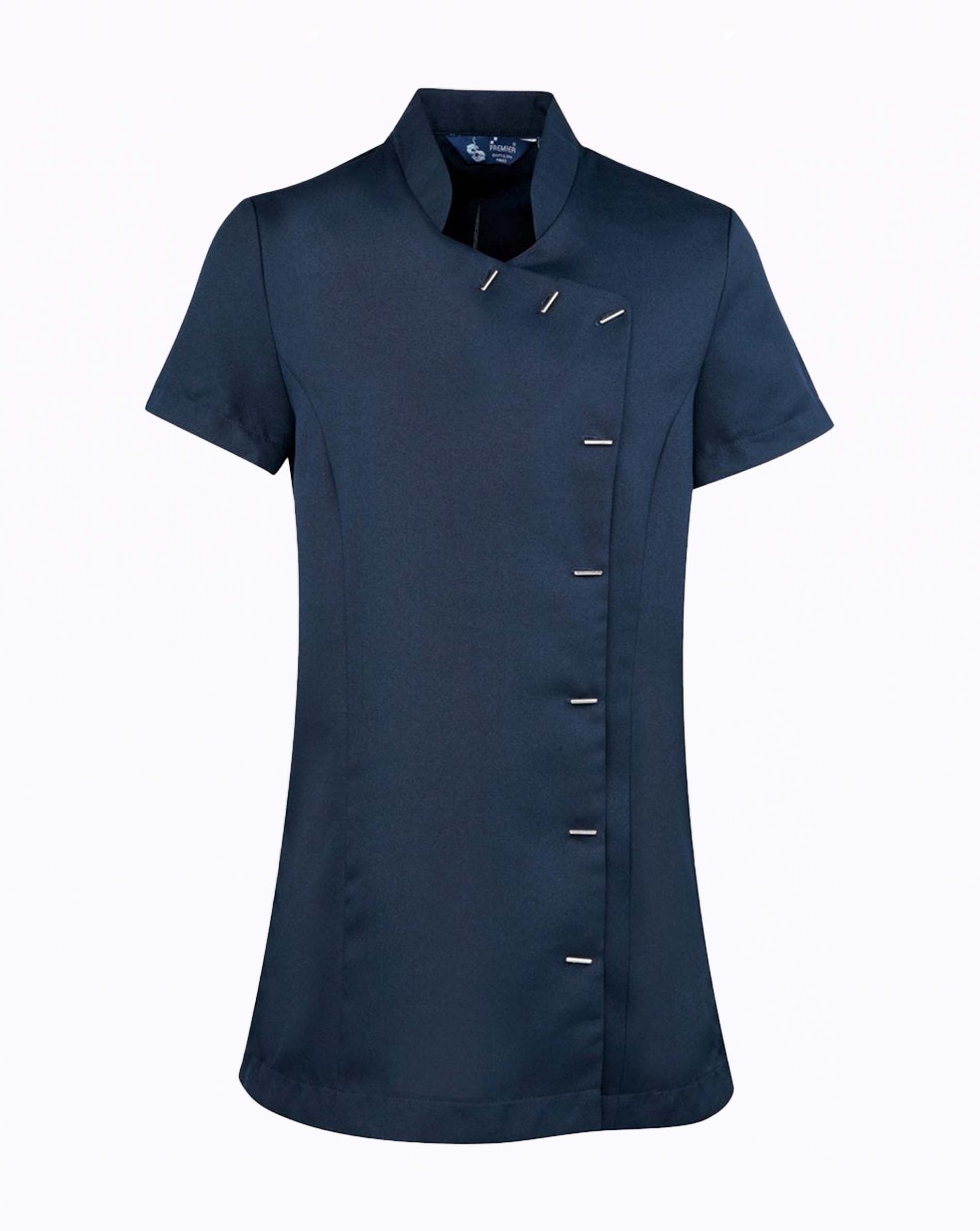 Orchid Asymmetric Button Beauty Tunic