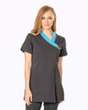 black and blue beauty tunic