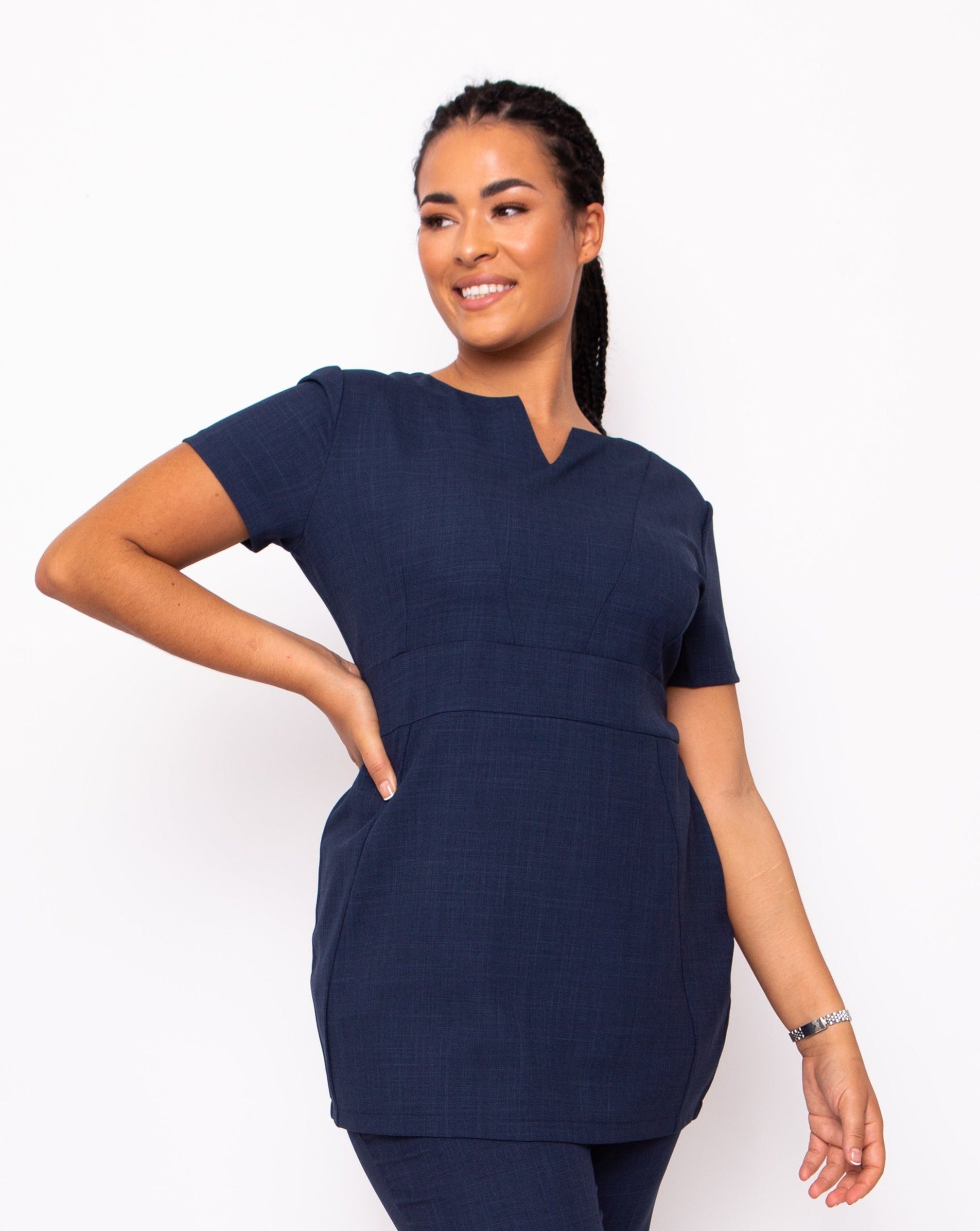 navy beauty uniform tunics
