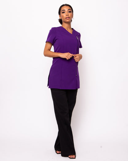 purple nurse uniform uk with trouser