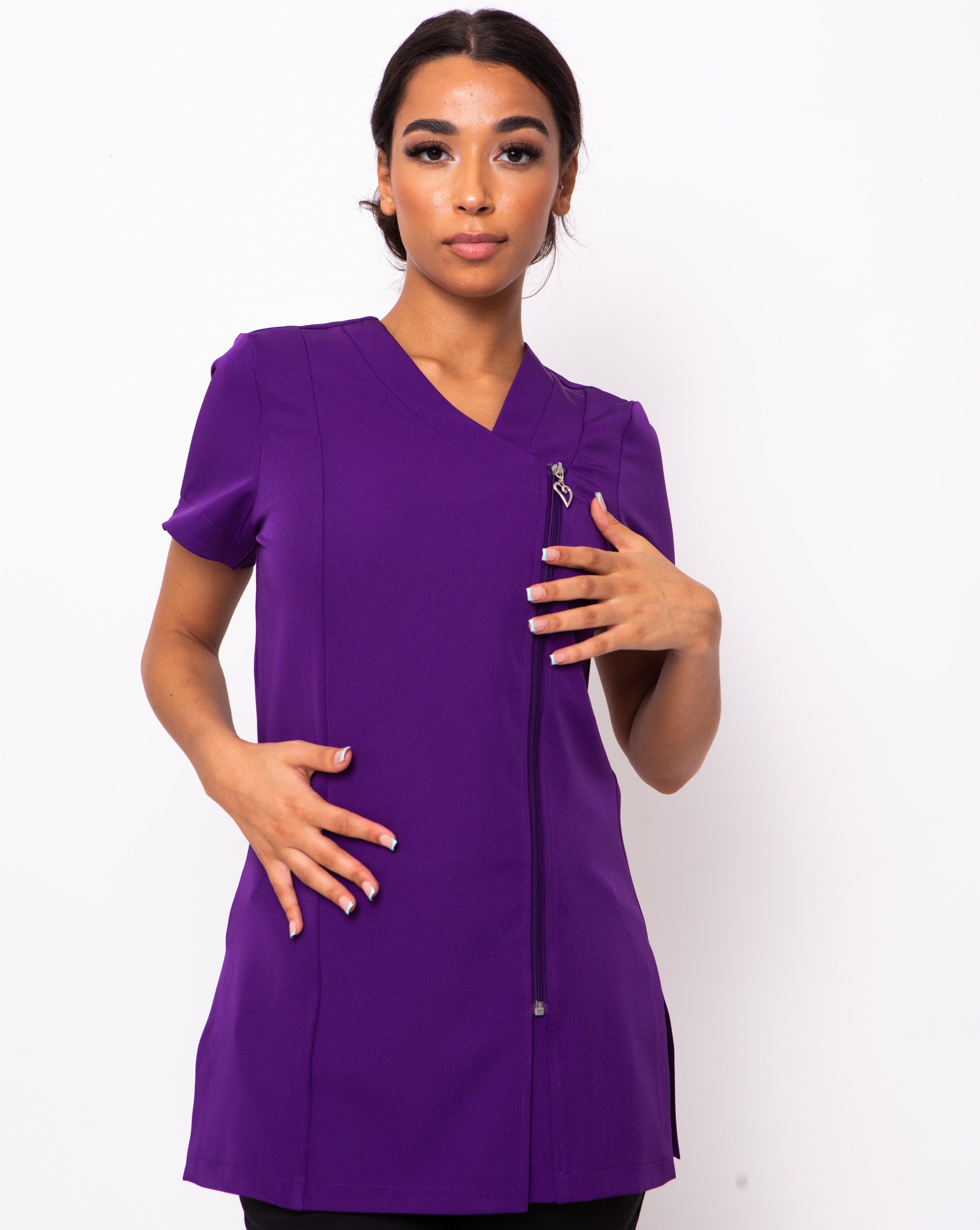 purple beauty tunic