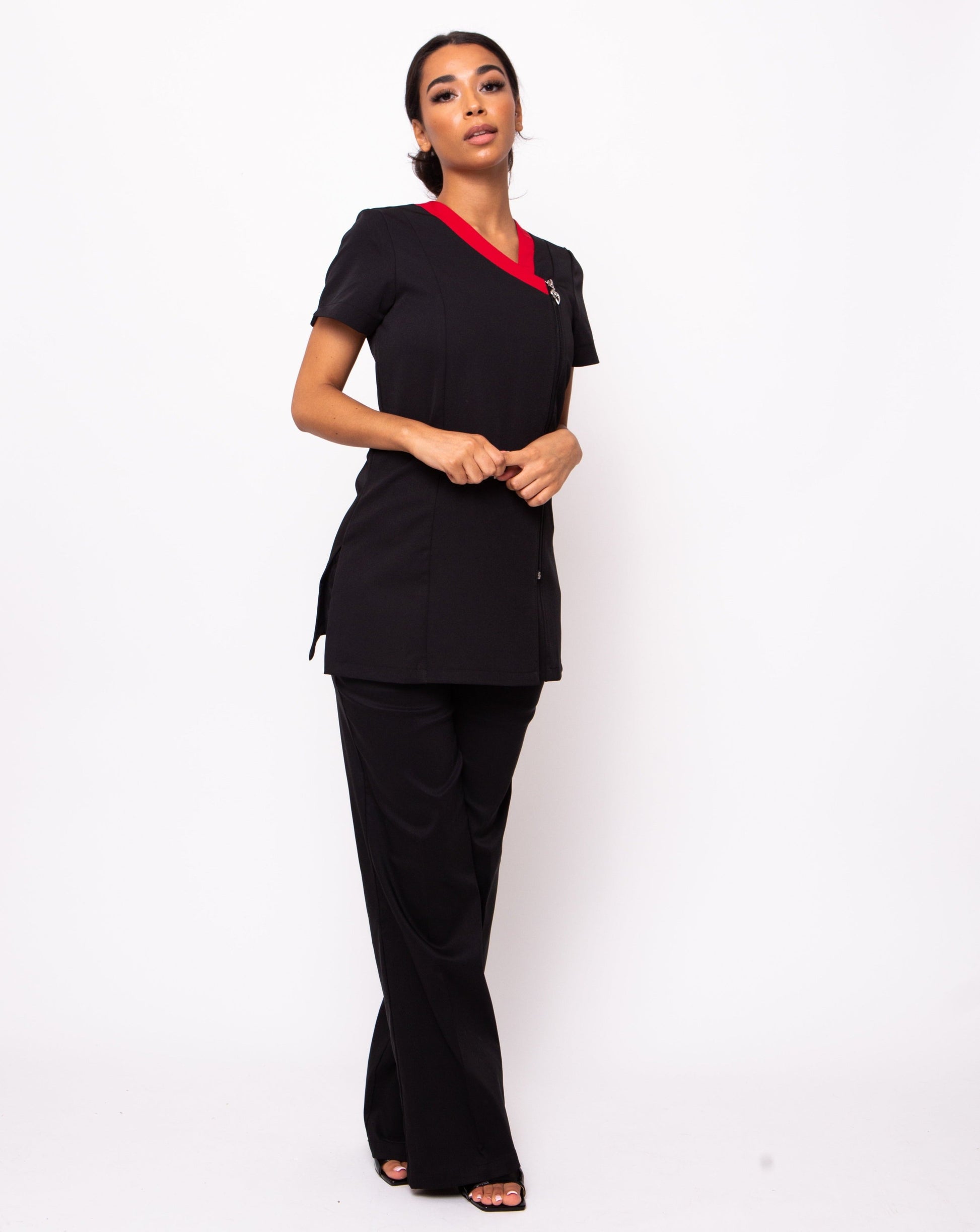  black beauty therapist tunic and trouser
