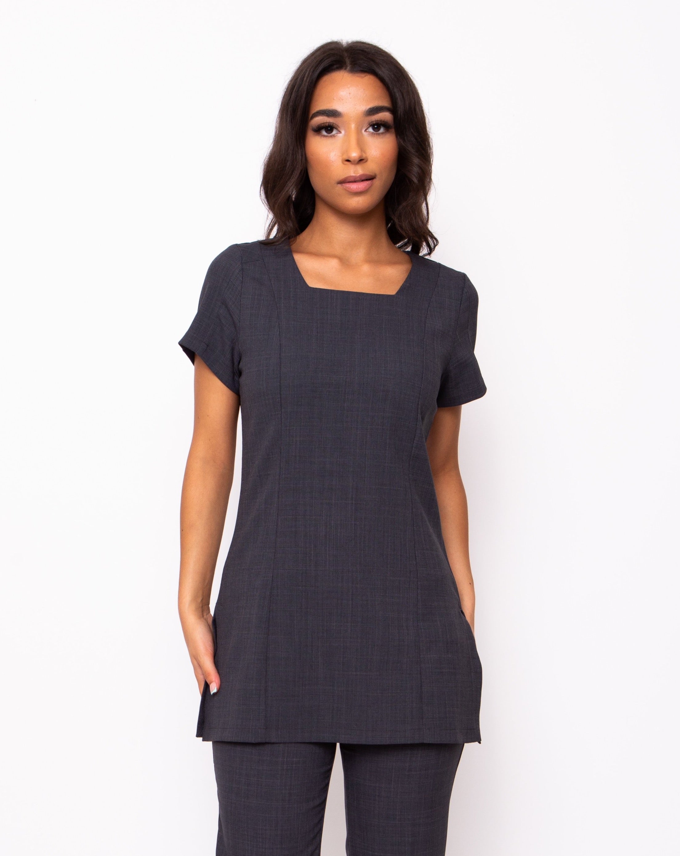 grey tunic top